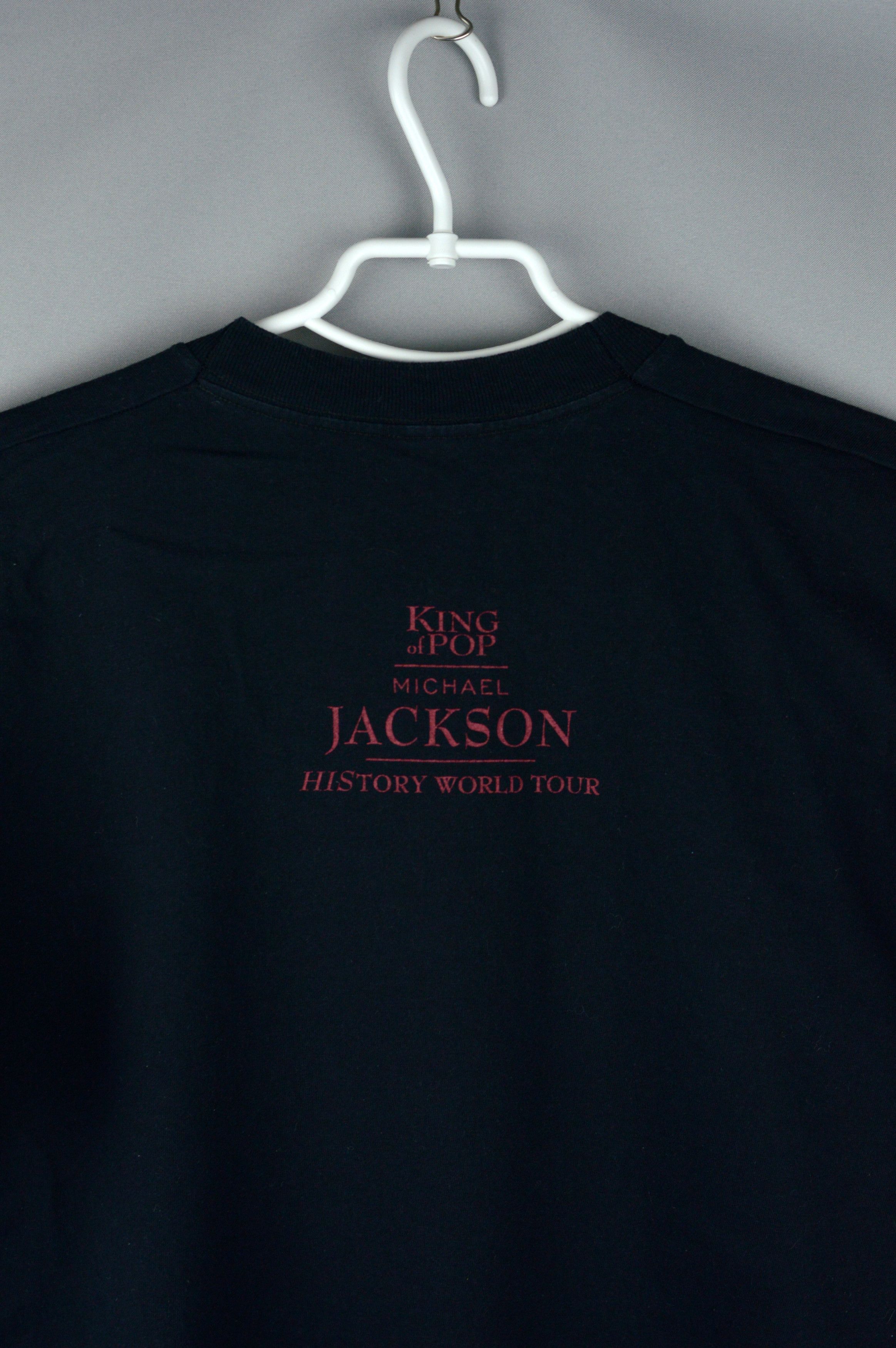 Michael Jackson × Vintage Michael Jackson King Of Pop History World tour t shirt Size US XL / EU 56 / 4 - 6 Thumbnail
