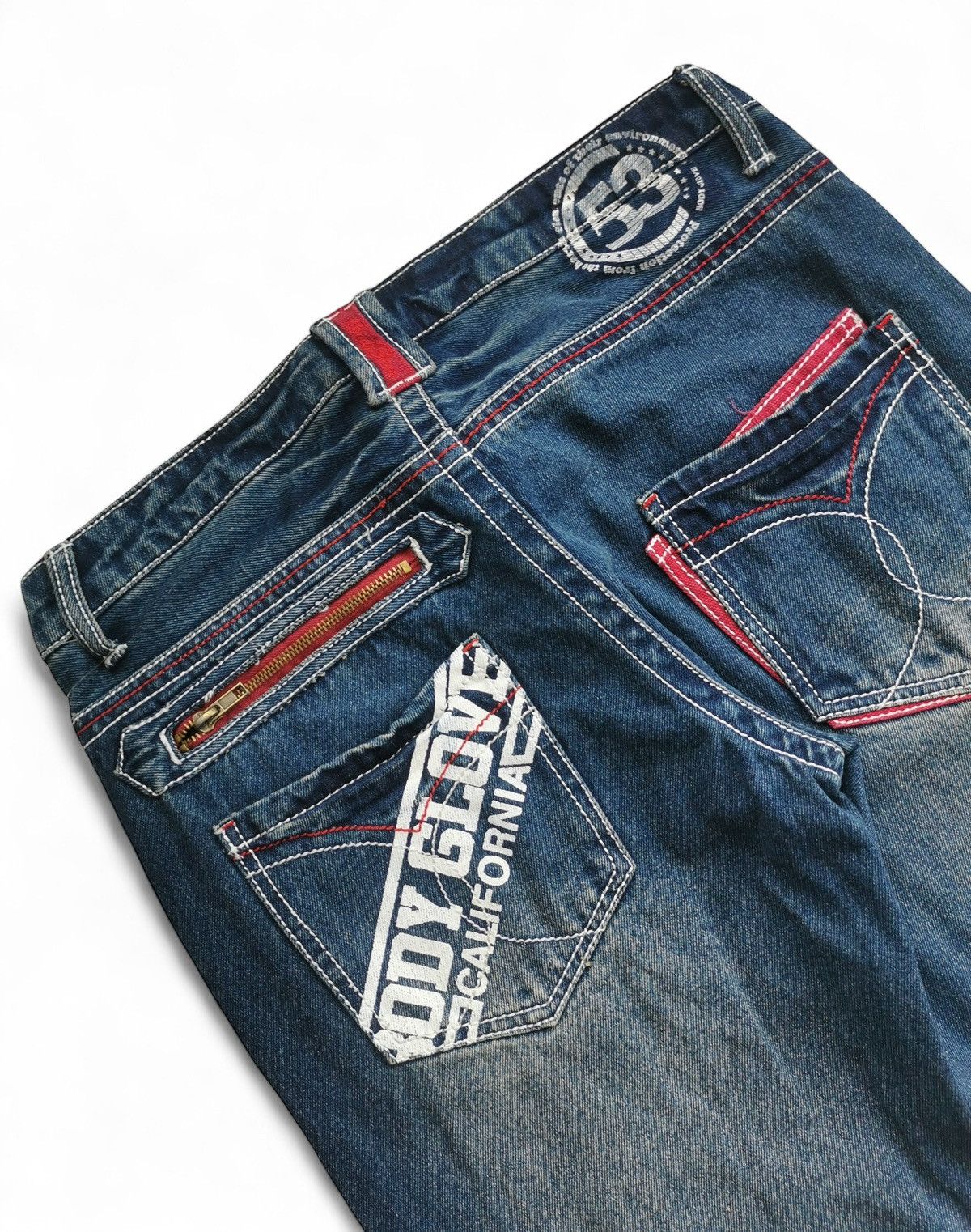Body Glove 90s Body Glove California Surf Groove Denim Pants Size US 33 - 6 Thumbnail