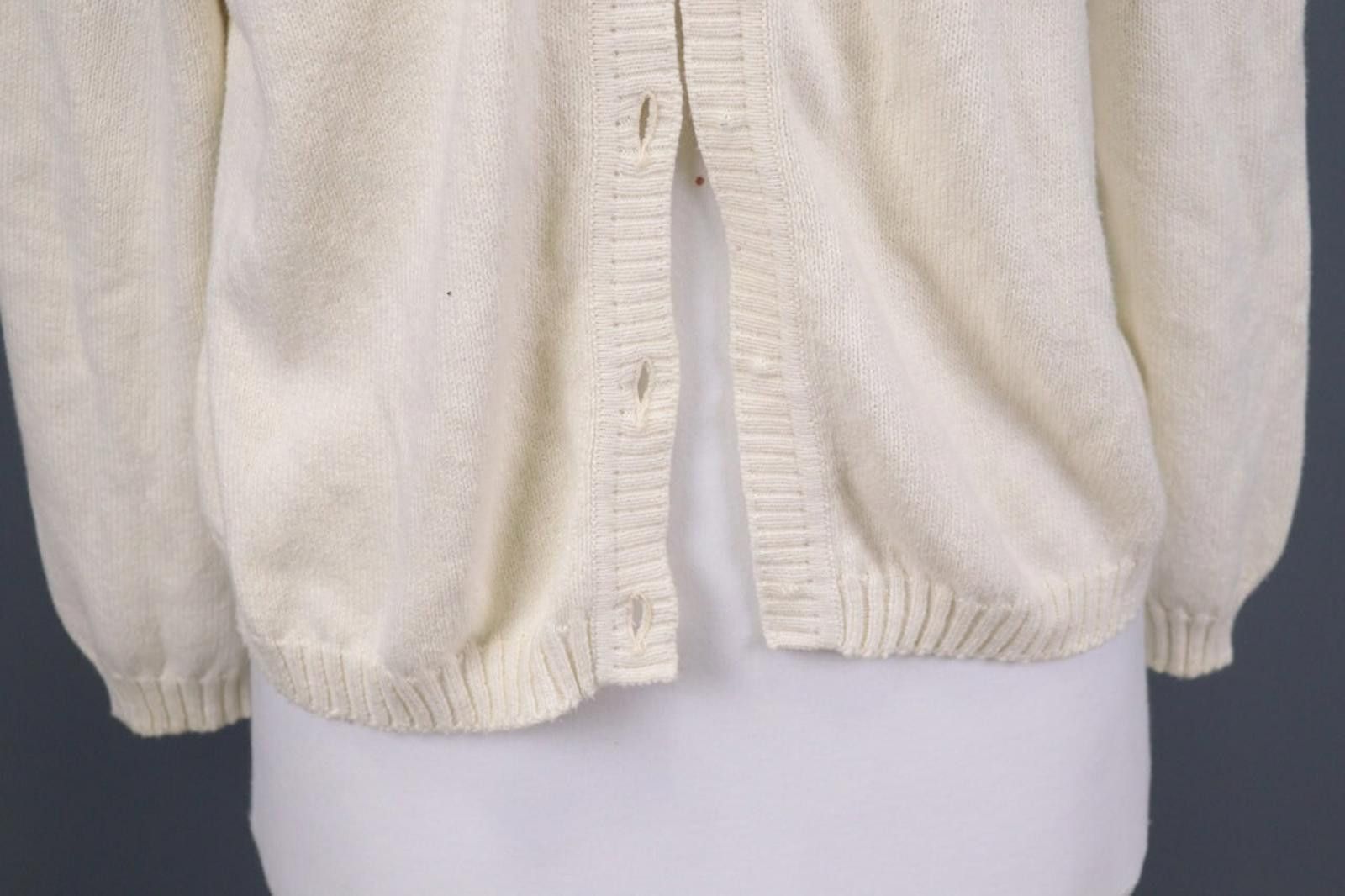 Malo Malo Beige Knit Button Dwon Cardigan Sweater Size 48 Size M / US 6-8 / IT 42-44 - 2 Thumbnail