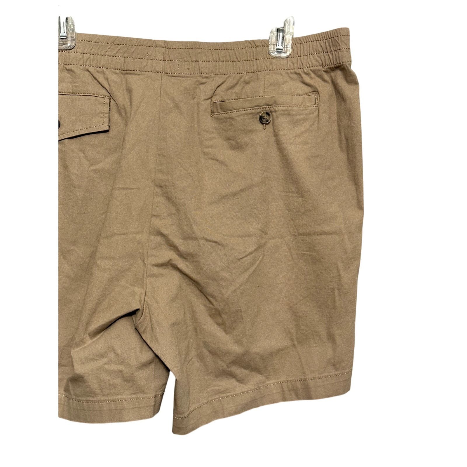Other Abound Men's Tan/Khaki Elastic Waist Button/Zip Closure XXL Size US 44 / EU 60 - 6 Thumbnail