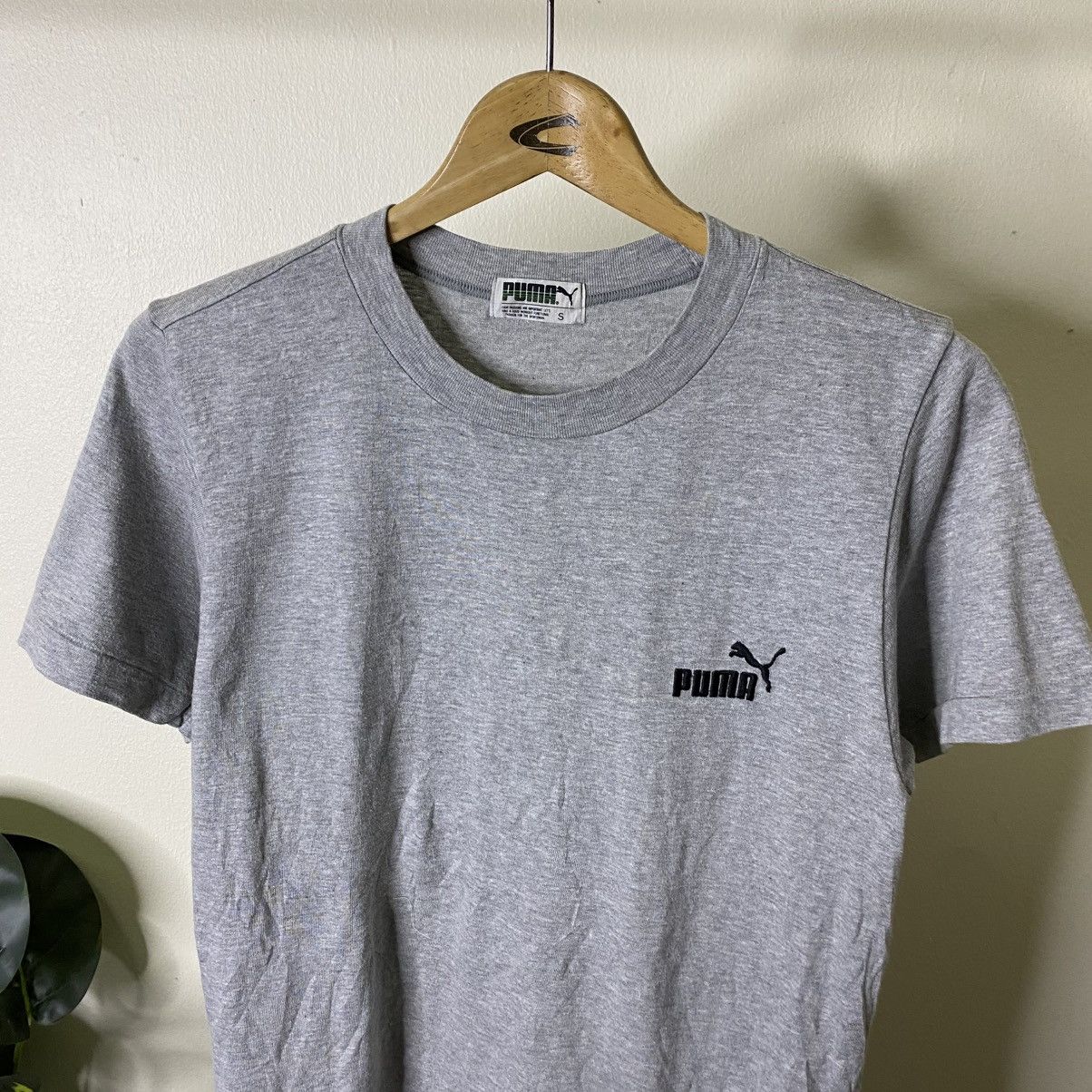 Puma Vintage 1990s Puma Embroidery Small Logo T Shirt Size US S / EU 44-46 / 1 - 2 Thumbnail