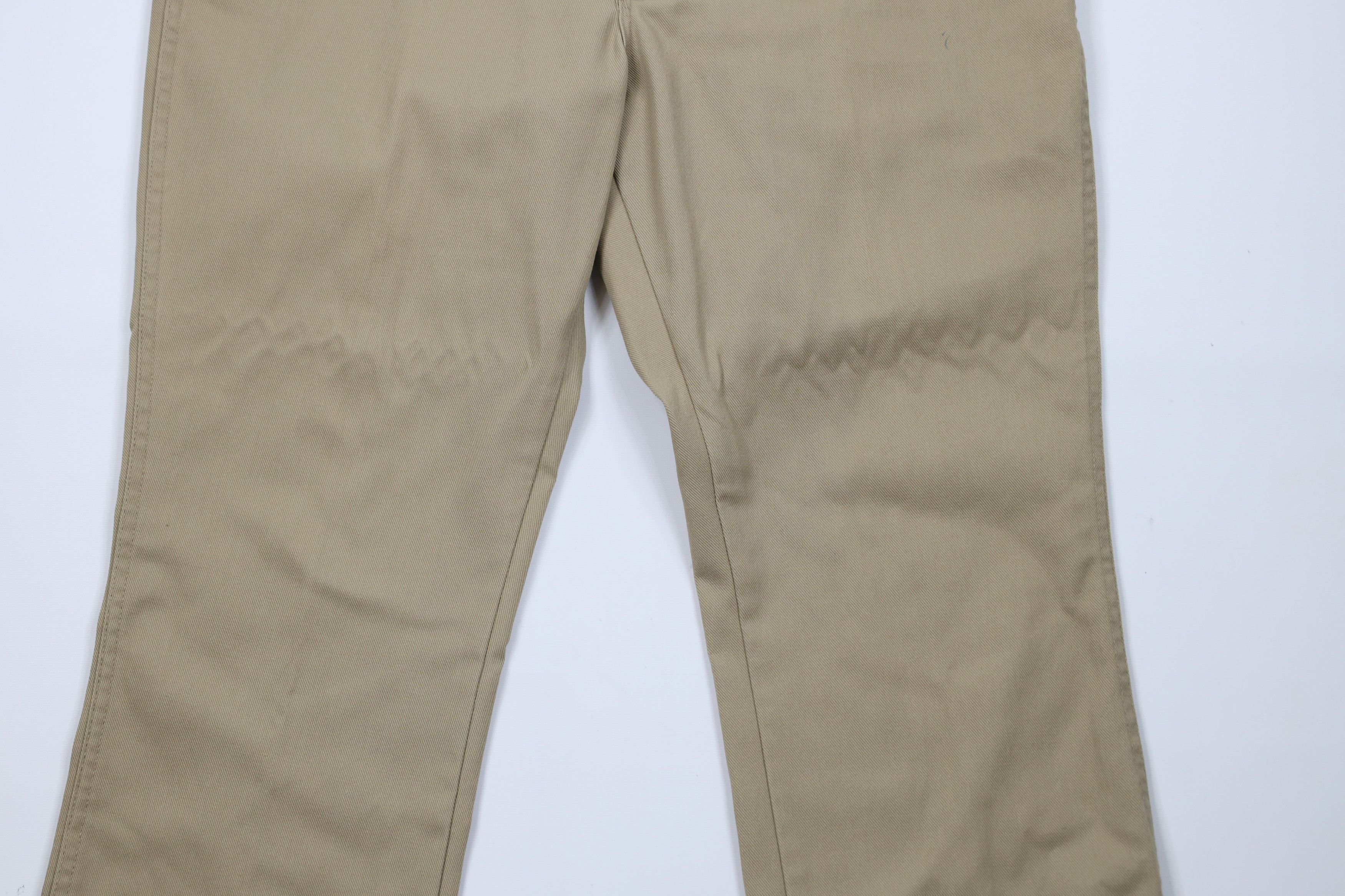 Dickies × Vintage Vintage 70s Dickies Workwear Wide Leg Pants Beige USA Size US 38 / EU 54 - 3 Thumbnail