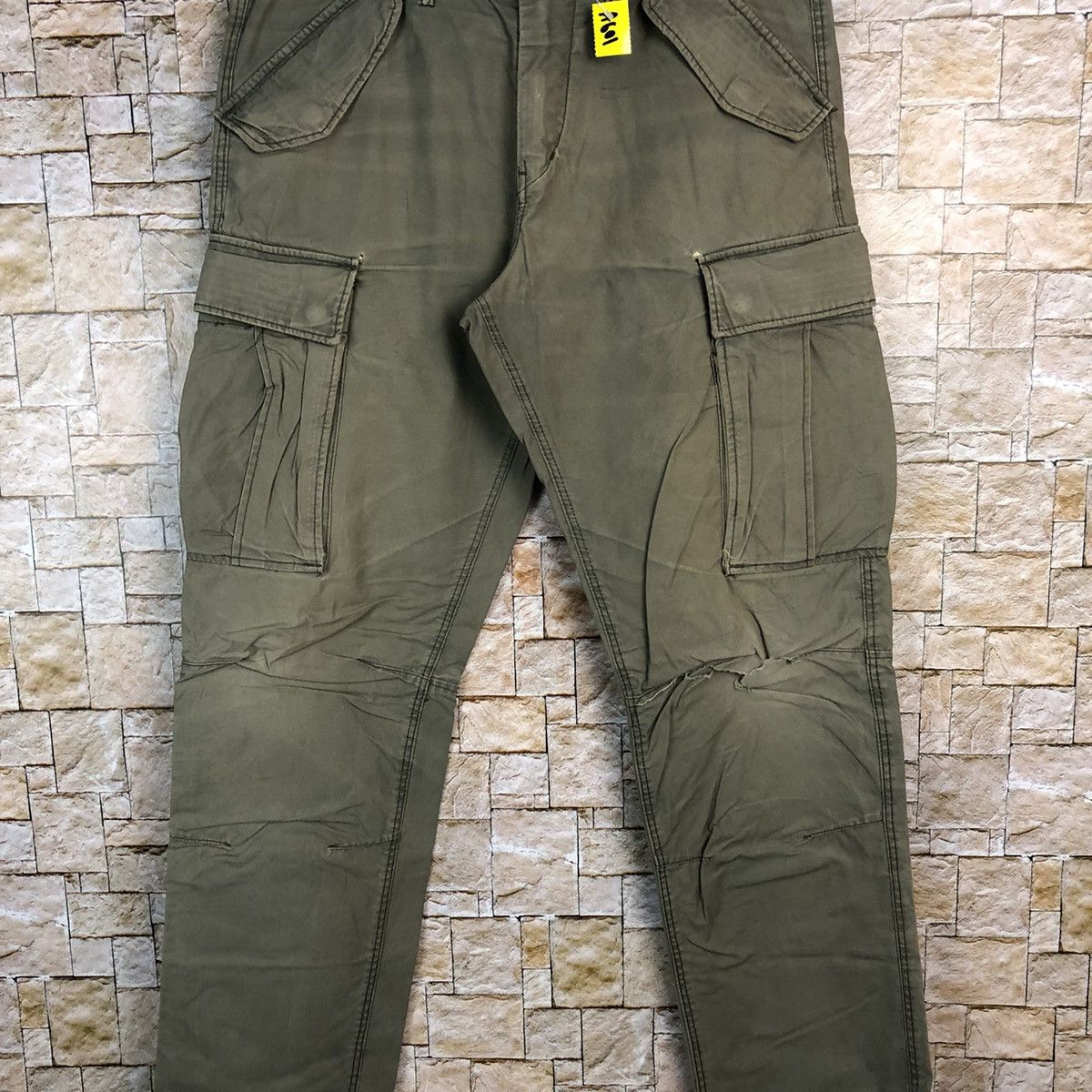 Japanese Brand H&M Green Cargo Multipocket Pants #A601 Size US 29 - 6 Thumbnail