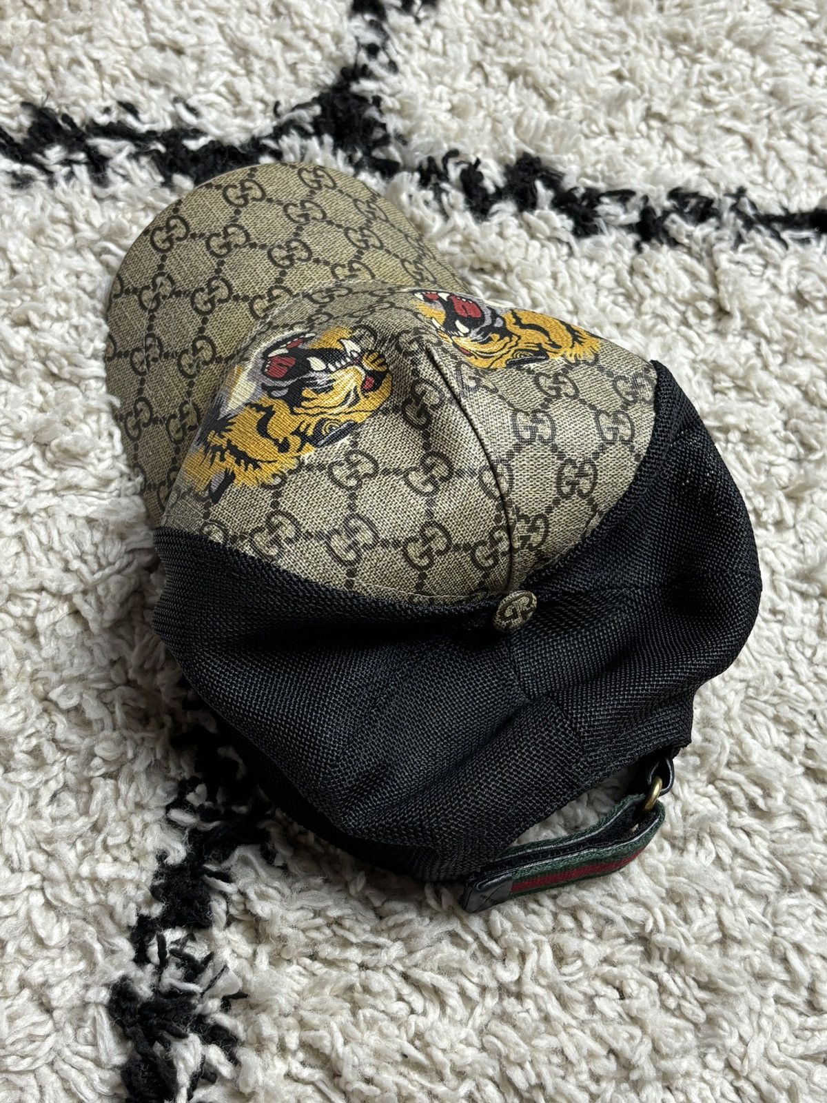 Gucci Gucci Monogram Tiger Trucker Hat GG Cap Size 34 - 3 Thumbnail