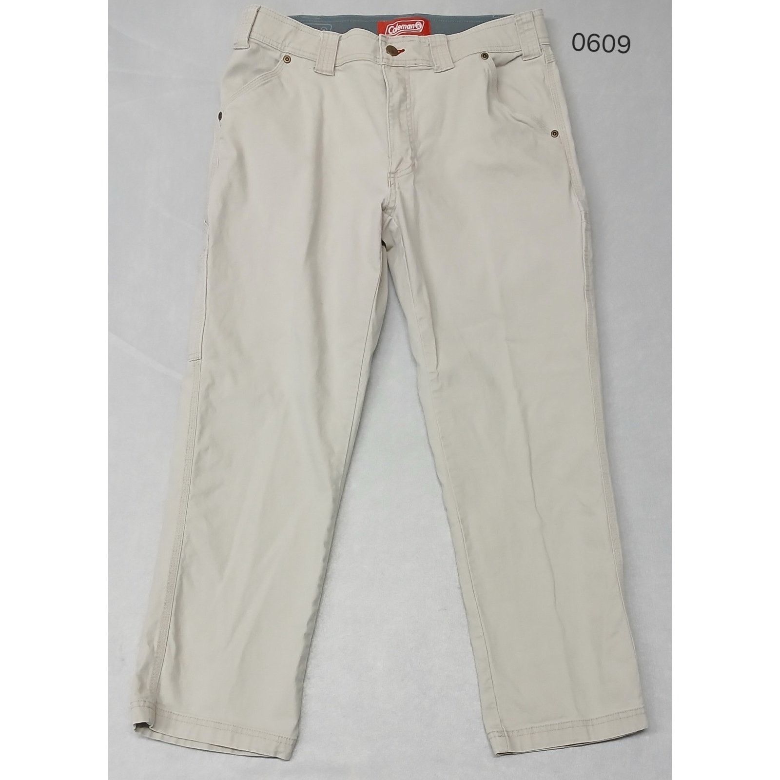 Coleman Coleman (32x30) Khaki Stretch Cotton Jeans Size US 32 / EU 48 - 1 Thumbnail
