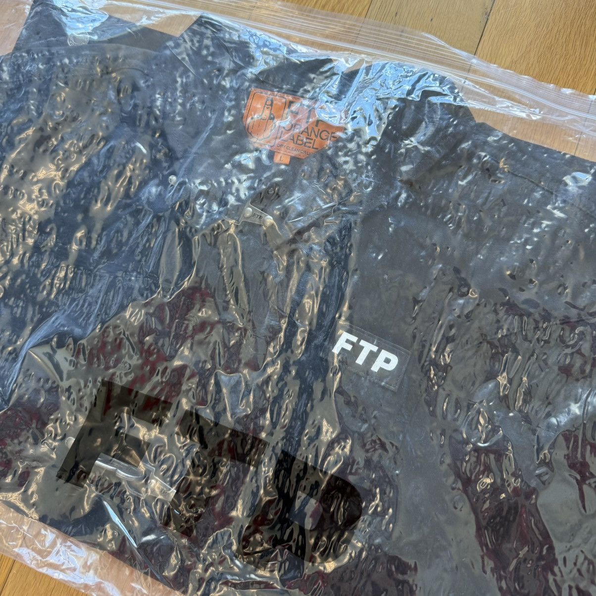 Fuck The Population FTP Firearm Waxed Work Jacket Black Size L Deadstock Size US L / EU 52-54 / 3 - 4 Thumbnail