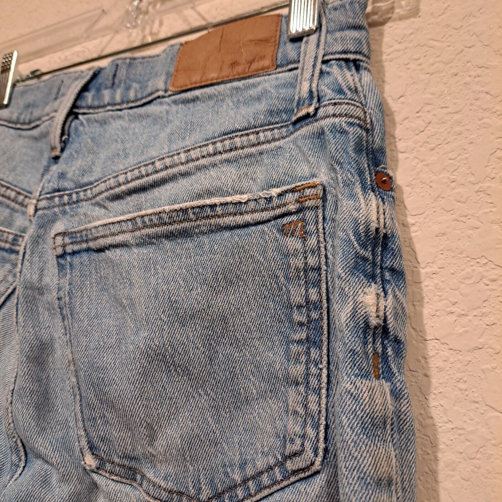 Madewell Madewell MidRise Perfect Vintage Jeans Womens Sz 25 Repaired Size 25" / US 0 / IT 36 - 19 Thumbnail