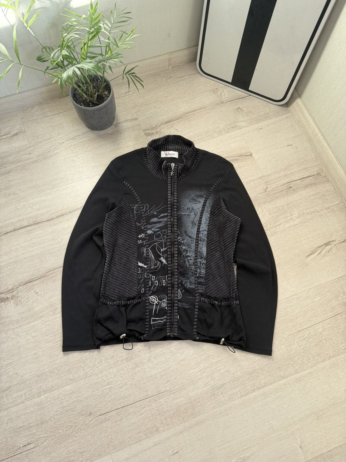 Hysteric Glamour Crazy Abstraction Y2k Blouses With Zip 2000s Fairy Core Size M / US 6-8 / IT 42-44 - 2 Thumbnail