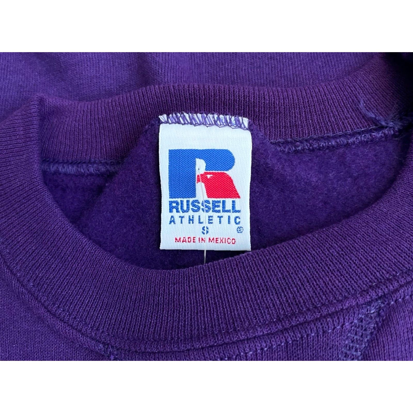 Russell Athletic VINTAGE Russell Athletic Crewneck Sweatshirt Mens S Purple Deadstock NWT Y2K Sweatshirt Crew Size US S / EU 44-46 / 1 - 7 Thumbnail