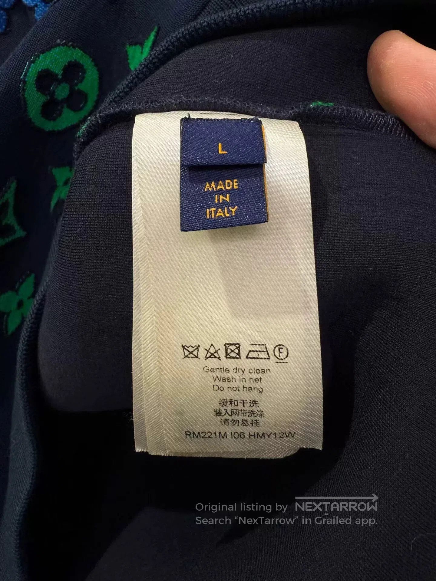 Louis Vuitton louis vuitton blue-green gradient logo sweatshirt. Size US L / EU 52-54 / 3 - 3 Thumbnail