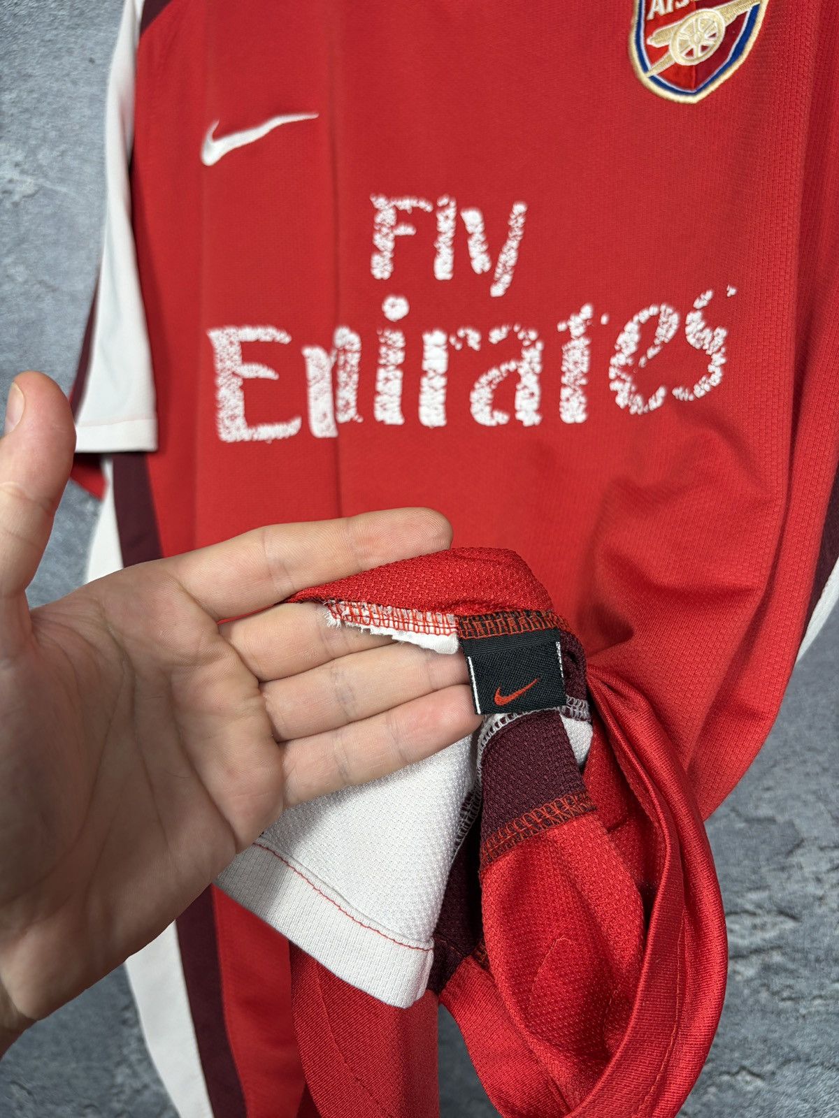 Nike Vintage 2008 Nike Arsenal #23 Arshavin Jersey T-shirt Size US XL / EU 56 / 4 - 8 Thumbnail