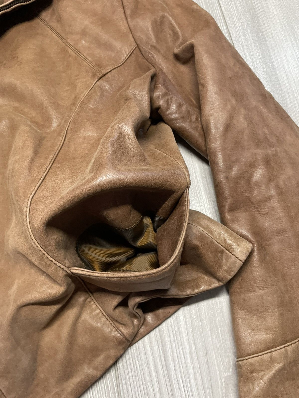 Iris von Arnim Vintage 90s Iris Von Arnim genuine leather biker jacket Size M / US 6-8 / IT 42-44 - 12 Thumbnail
