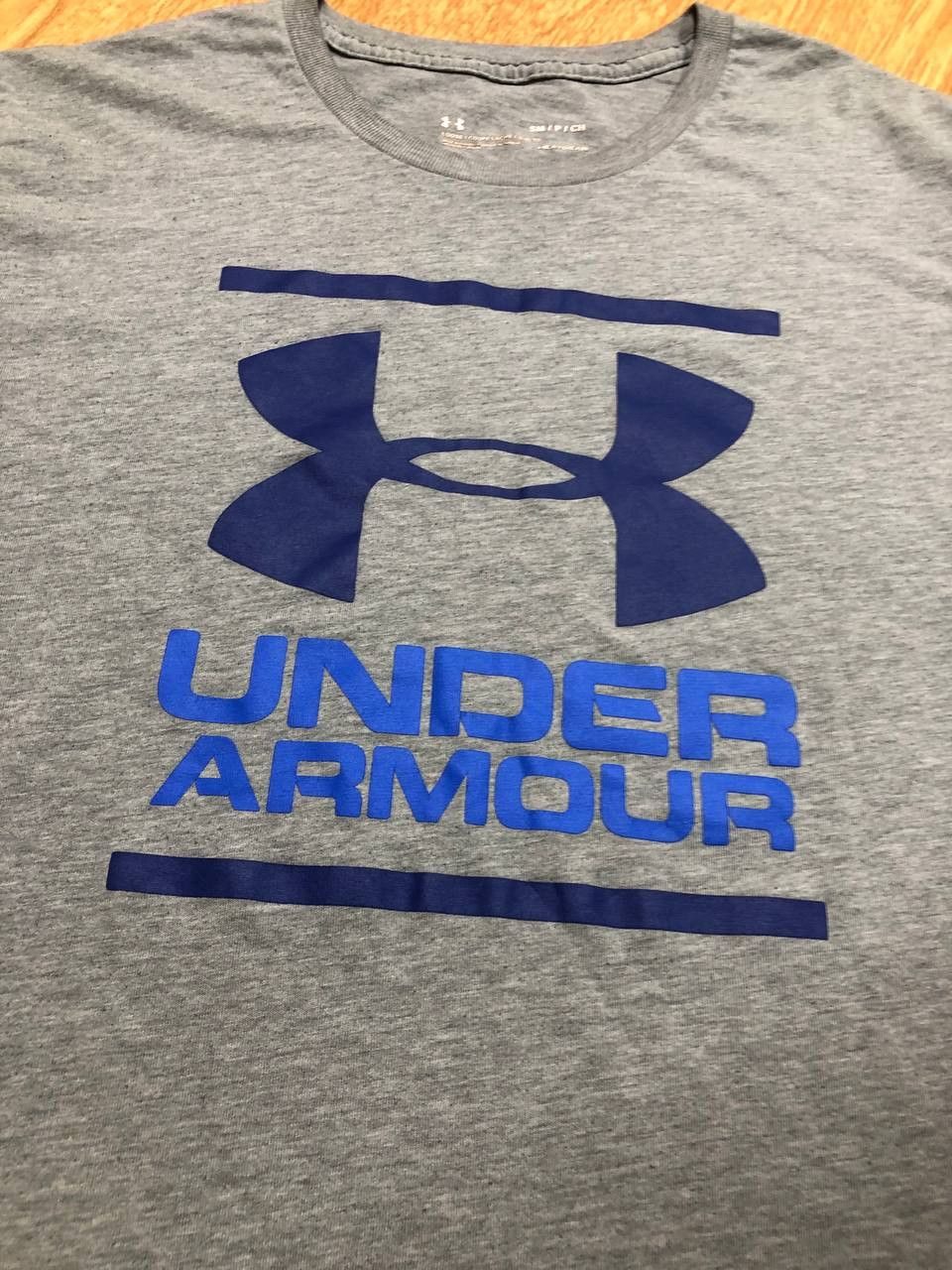 Under Armour Under Armour Shirt Adult Gray Graphic Logo Short Sleeve Size US S / EU 44-46 / 1 - 10 Thumbnail