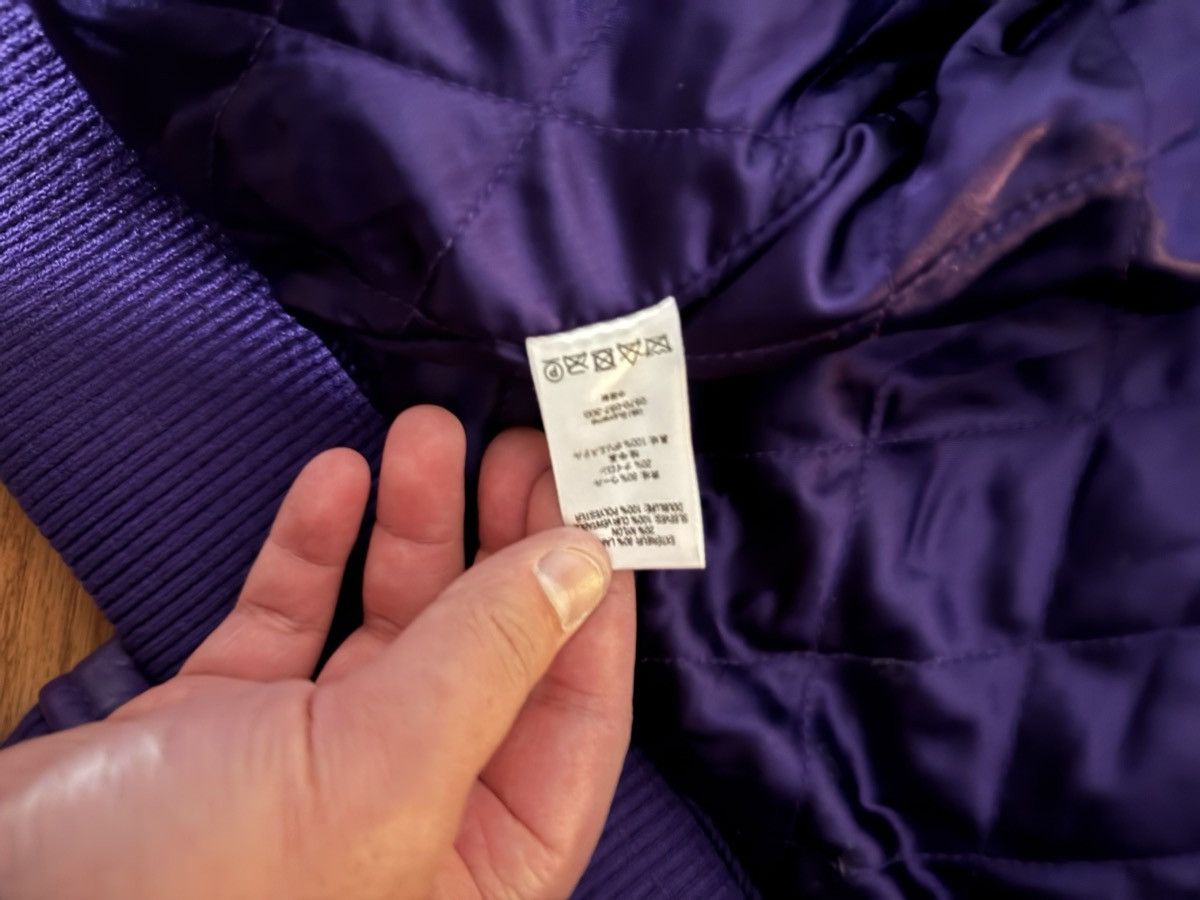 Supreme Supreme Motion Logo Varsity Jacket Purple XL Size US XL / EU 56 / 4 - 3 Thumbnail