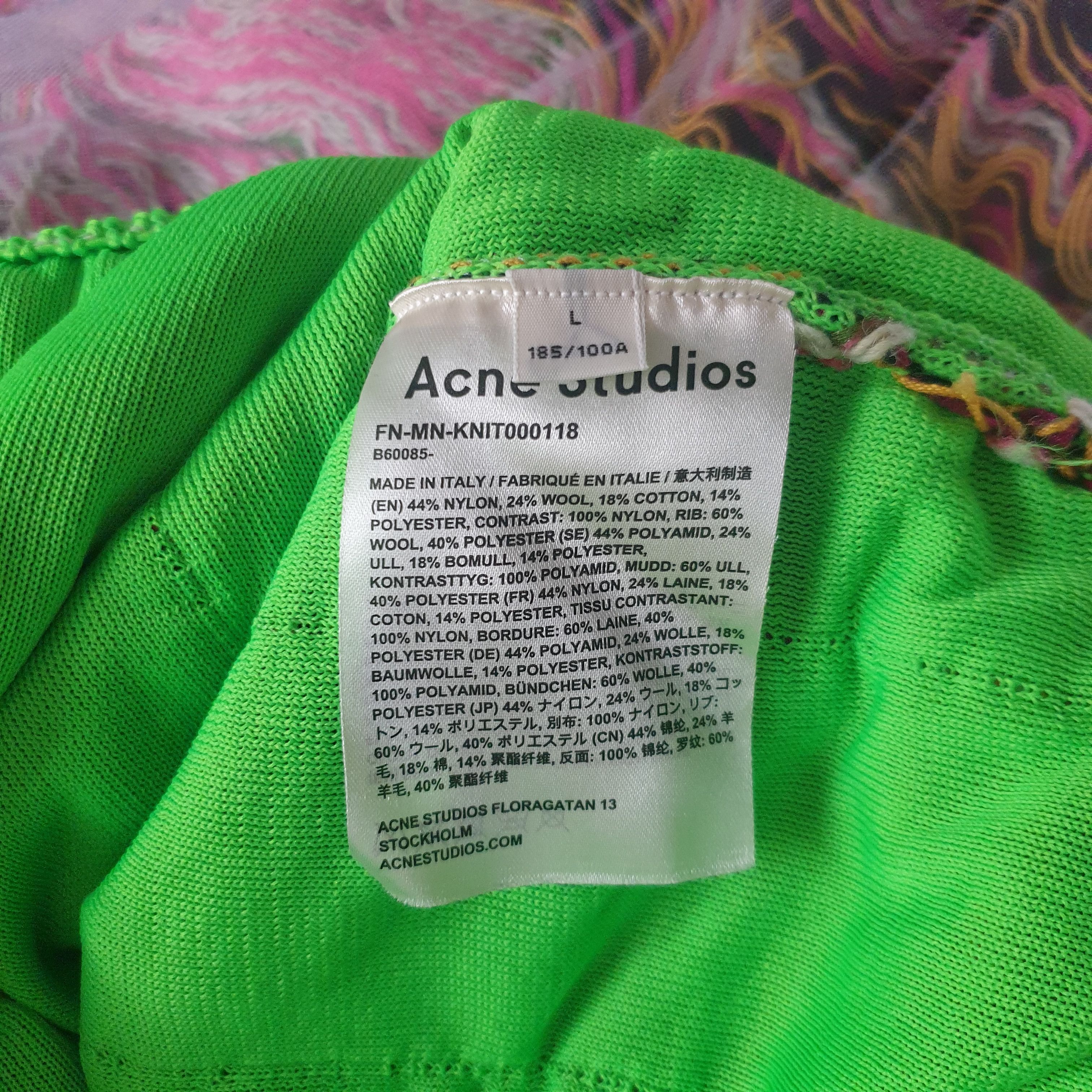 Acne Studios ACNE STUDIOS, MULTICOLOURED RARE KNIT Size US L / EU 52-54 / 3 - 5 Thumbnail