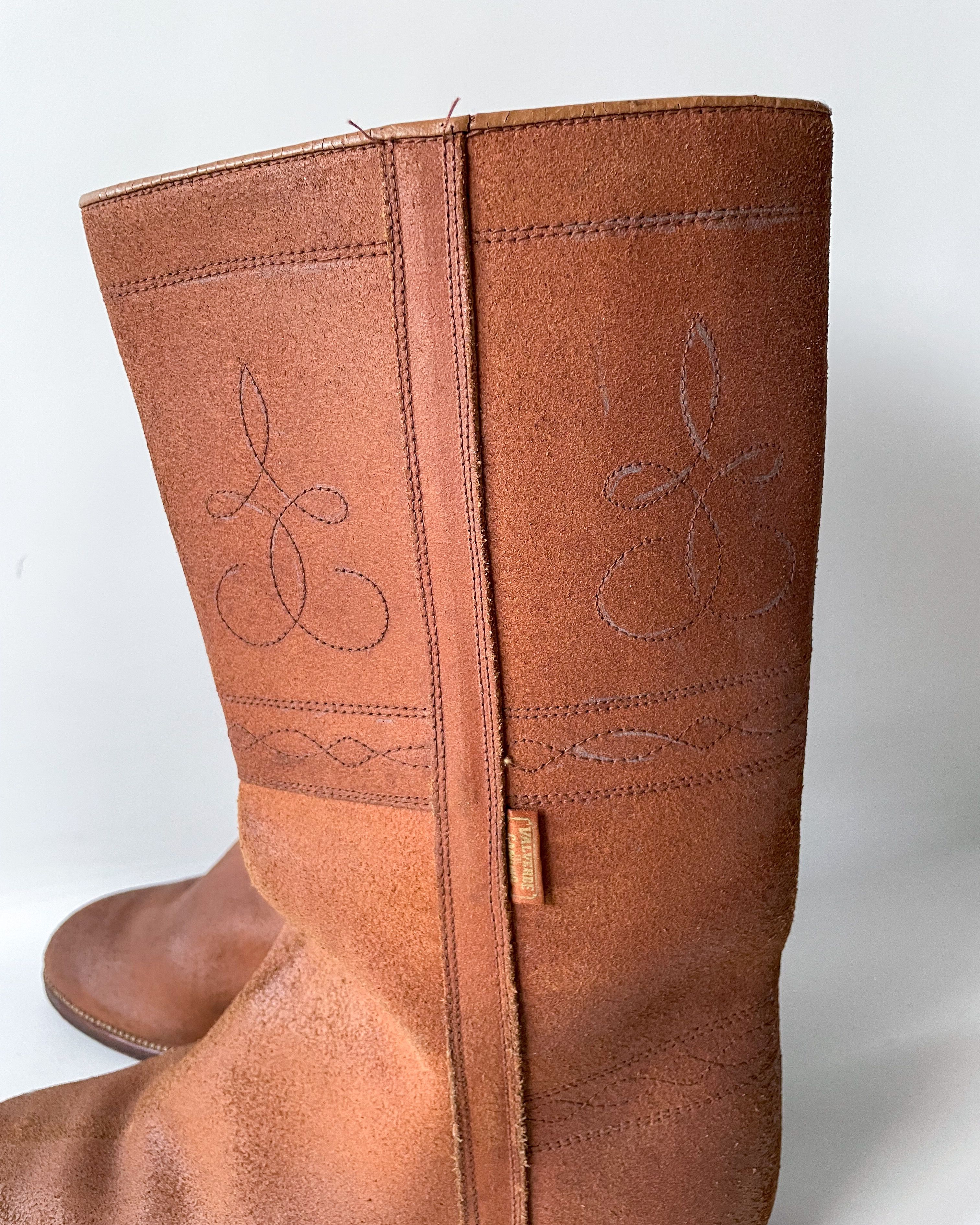 Vintage Men’s Leather Boots Valverde del Camino Handmade Spain Size US 10 / EU 43 - 8 Thumbnail
