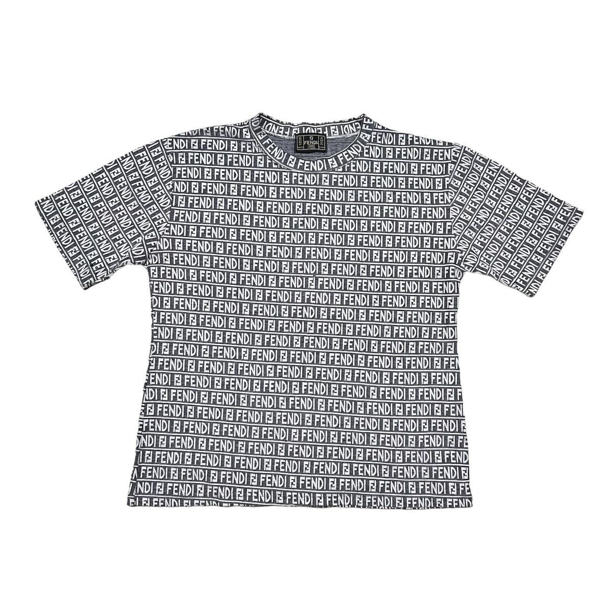 Fendi Fendi Monogram Full Print T Shirt Size S / US 4 / IT 40 - 1 Thumbnail