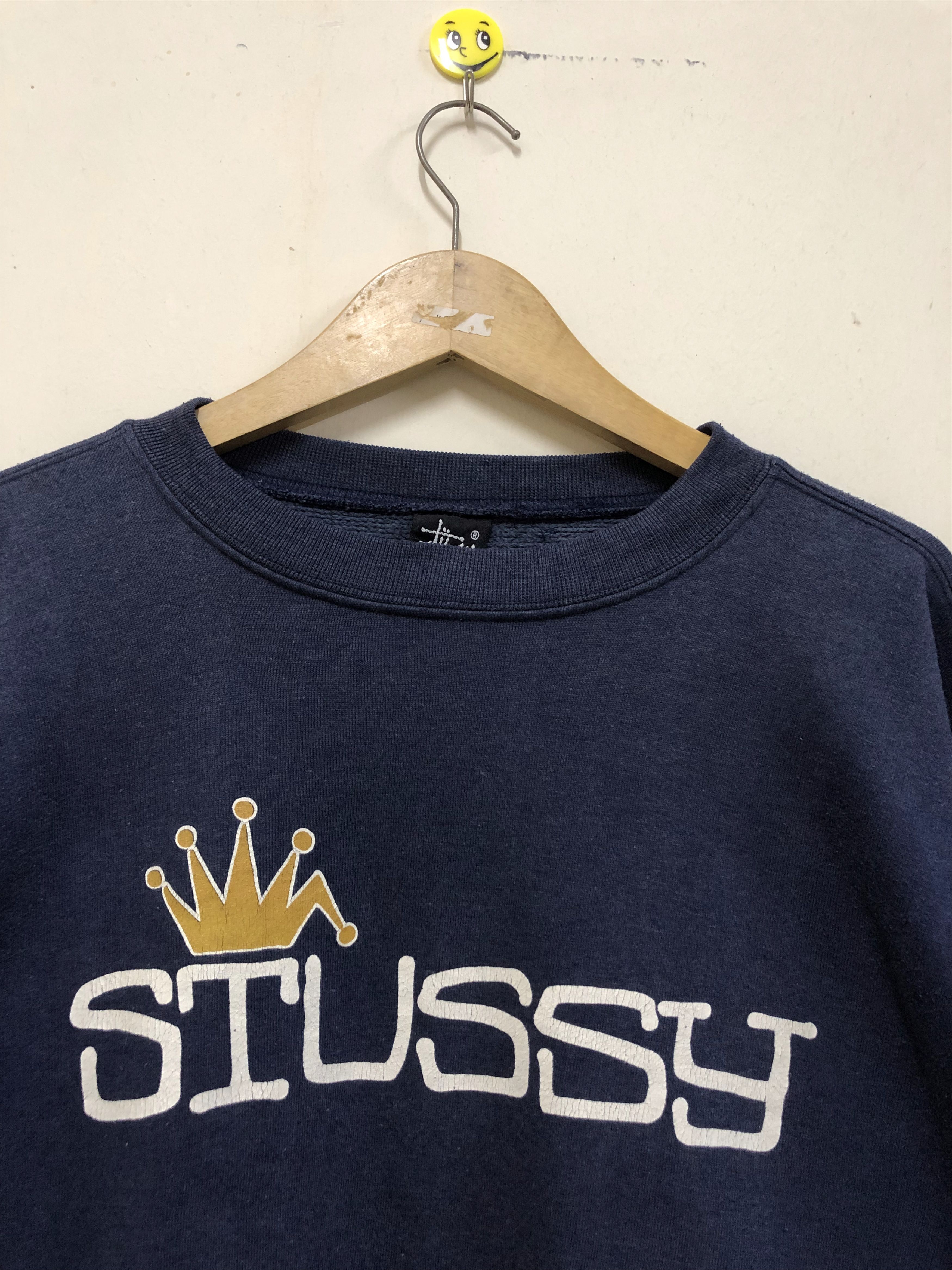 Stussy XSOLDX vintage sweatshirt stussy crown mirror print 80s 90s Size US XXL / EU 58 / 5 - 2 Thumbnail
