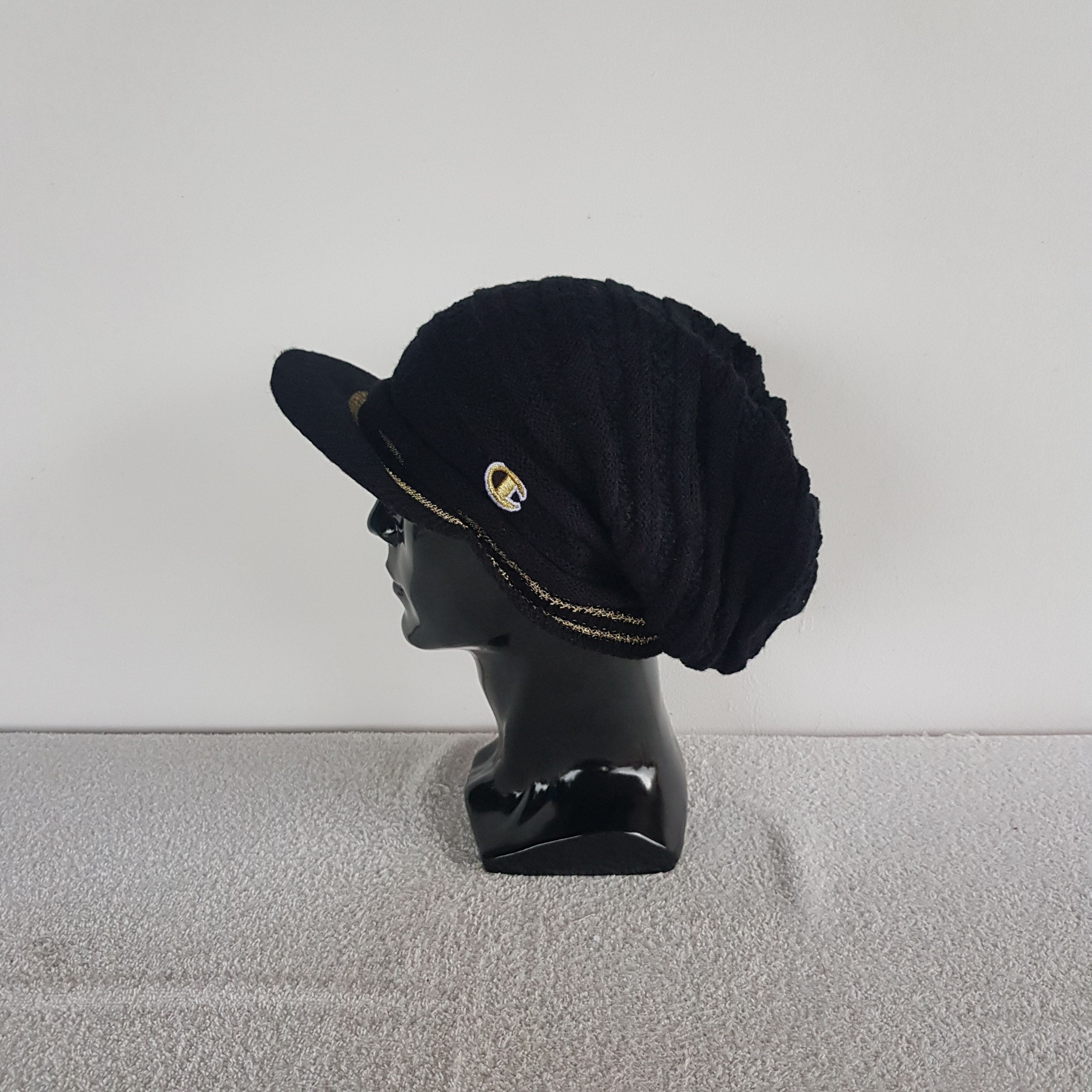 Champion Vintage Y2K Champion Beanie Aran Isle Cable Knit Caps Hats. Size ONE SIZE - 4 Thumbnail