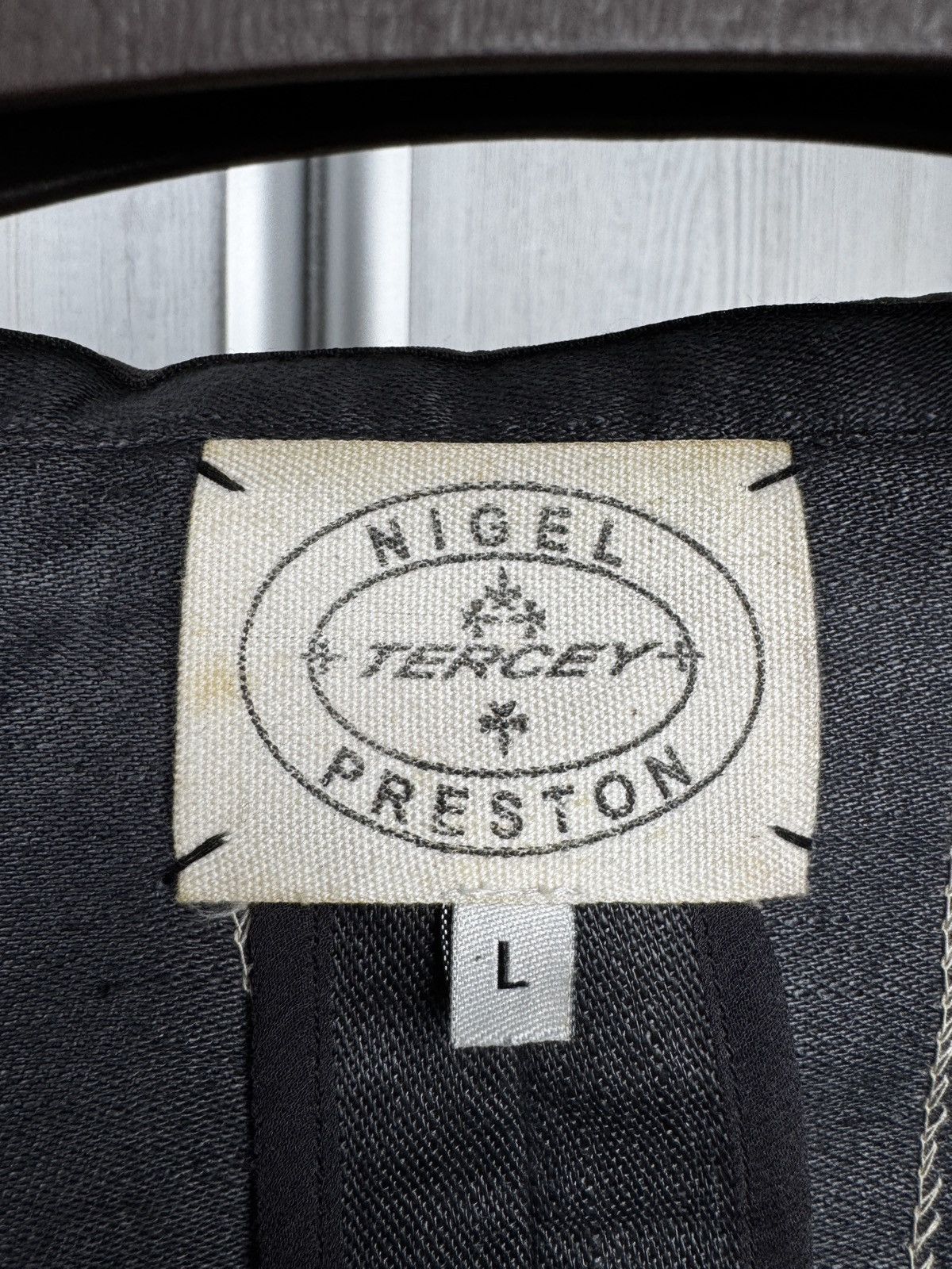 Other Nigel Preston Tercey Linen Cotton grey blazer jacket size L Size L / US 10 / IT 46 - 9 Thumbnail