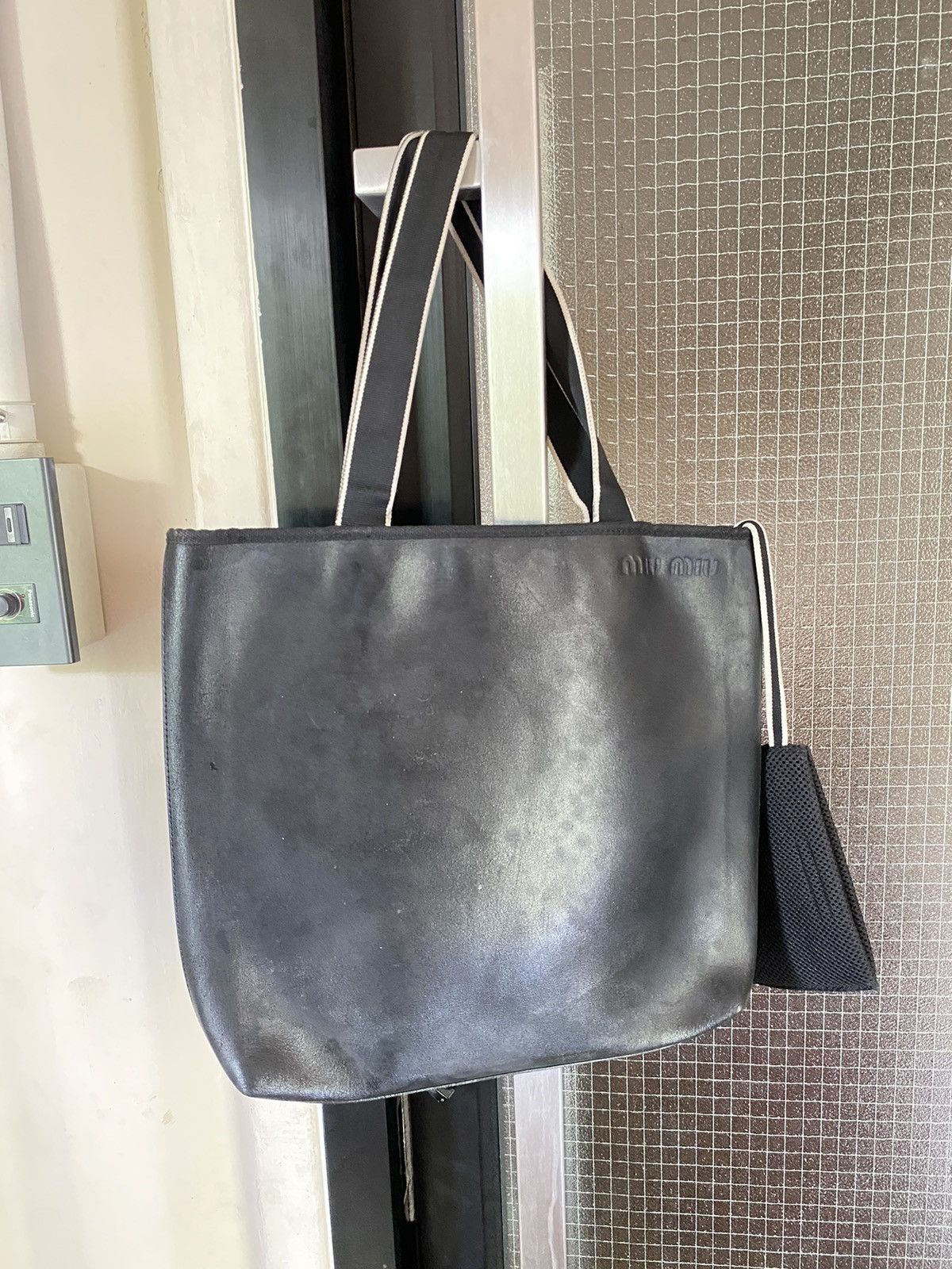 Miu Miu MIU MIU black leather tote bag Size ONE SIZE - 6 Thumbnail