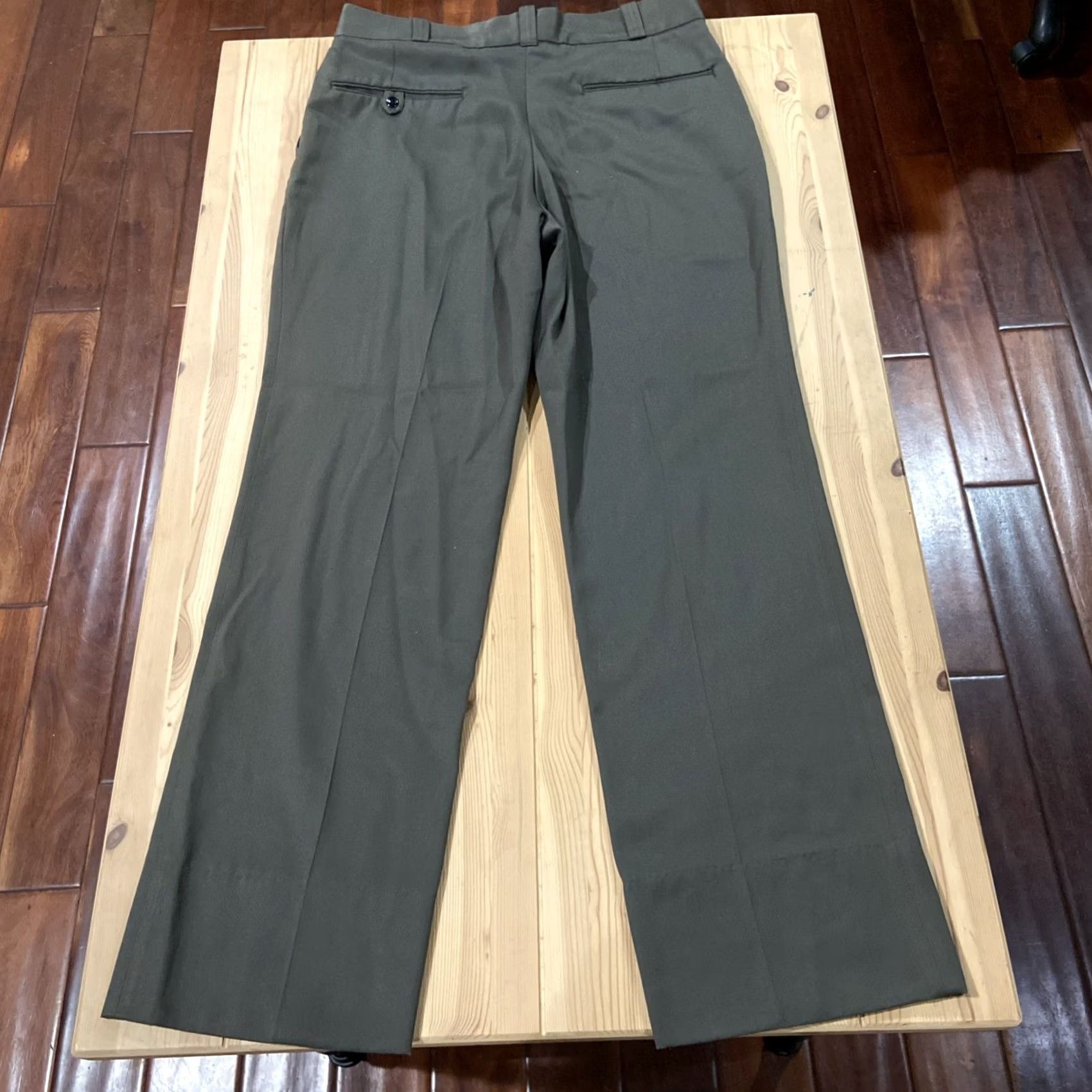 Vintage VINTAGE Green Pleated Mens Pants Western Costume Co. Hollywood 35 Breeches Cotton Cosplay USA Mens Size US 35 - 5 Thumbnail