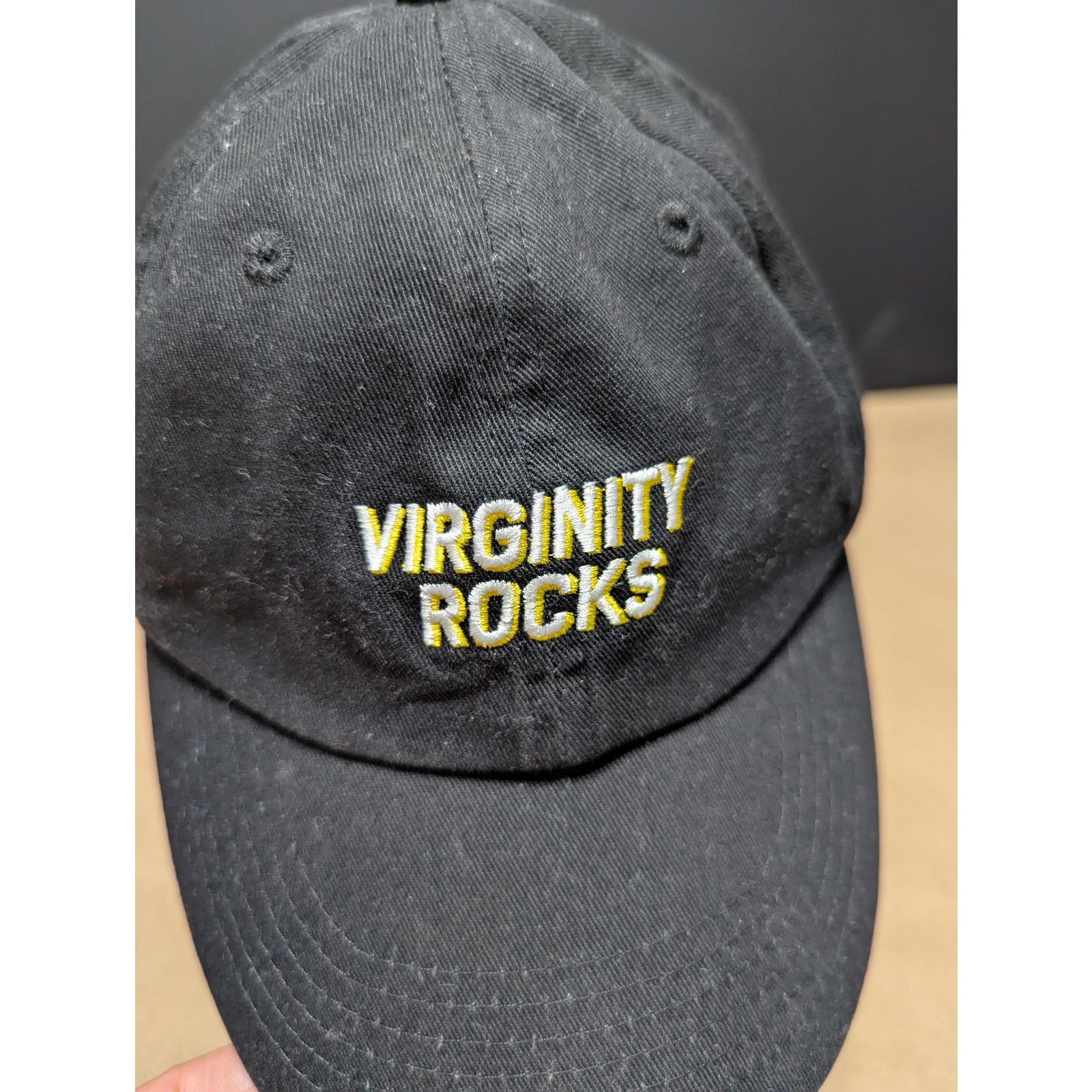 Other Danny Duncan Virginity Rocks Hat Black Cap Yellow Size ONE SIZE - 3 Thumbnail