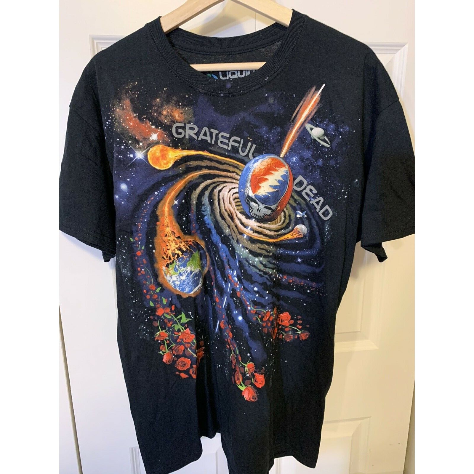 Liquid Blue Liquid Blue Grateful Dead Sz L T-shirt Flaming Meteors And R Size US L / EU 52-54 / 3 - 4 Thumbnail