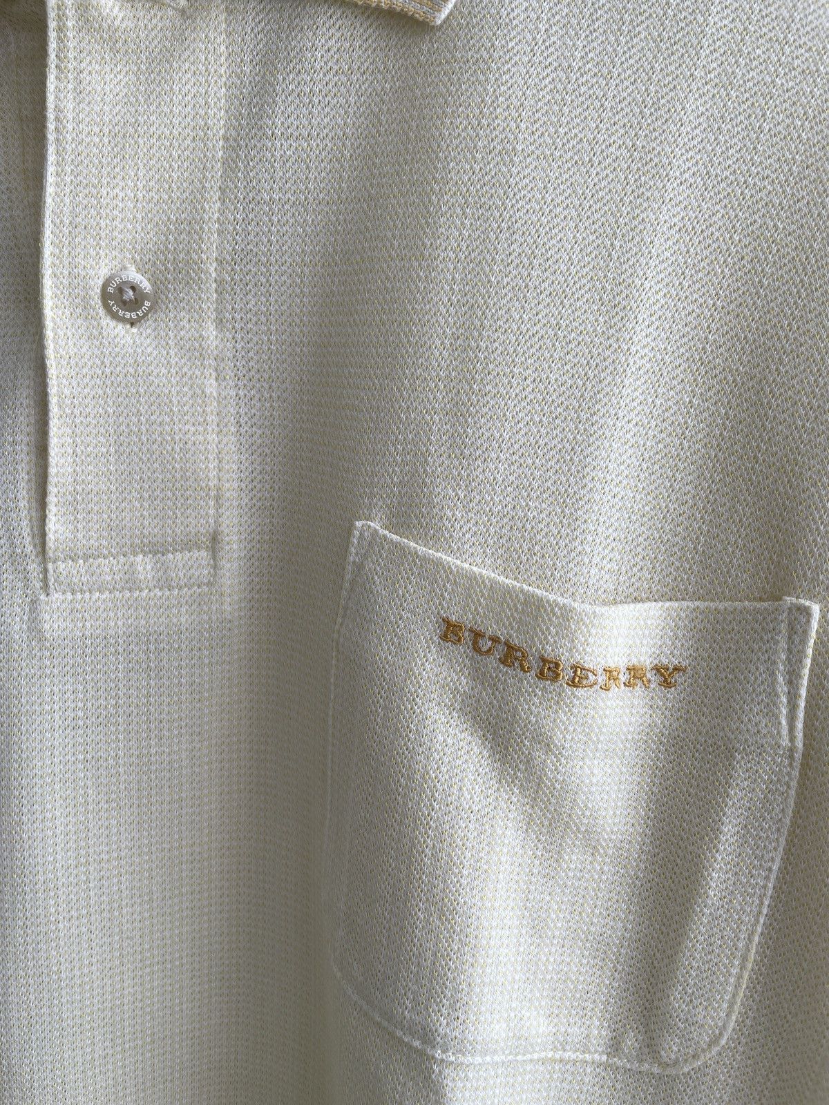 Burberry × Vintage BURBERRY GOLF LONG SLEEVE POLO TSHIRT Size US L / EU 52-54 / 3 - 4 Thumbnail