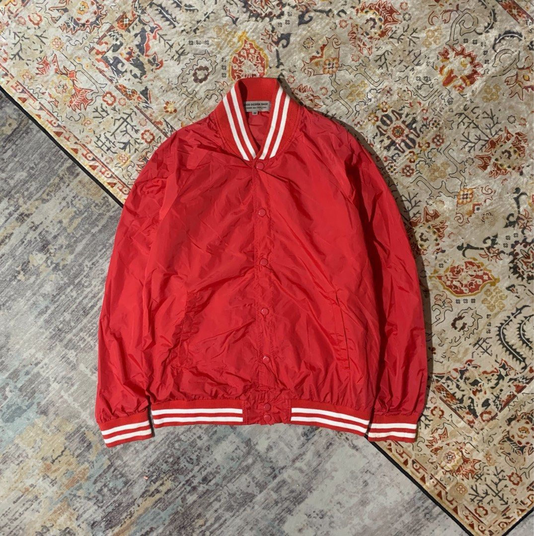 Comme des Garcons × Japanese Brand Cdg varsity jacket big font Size US M / EU 48-50 / 2 - 1 Thumbnail