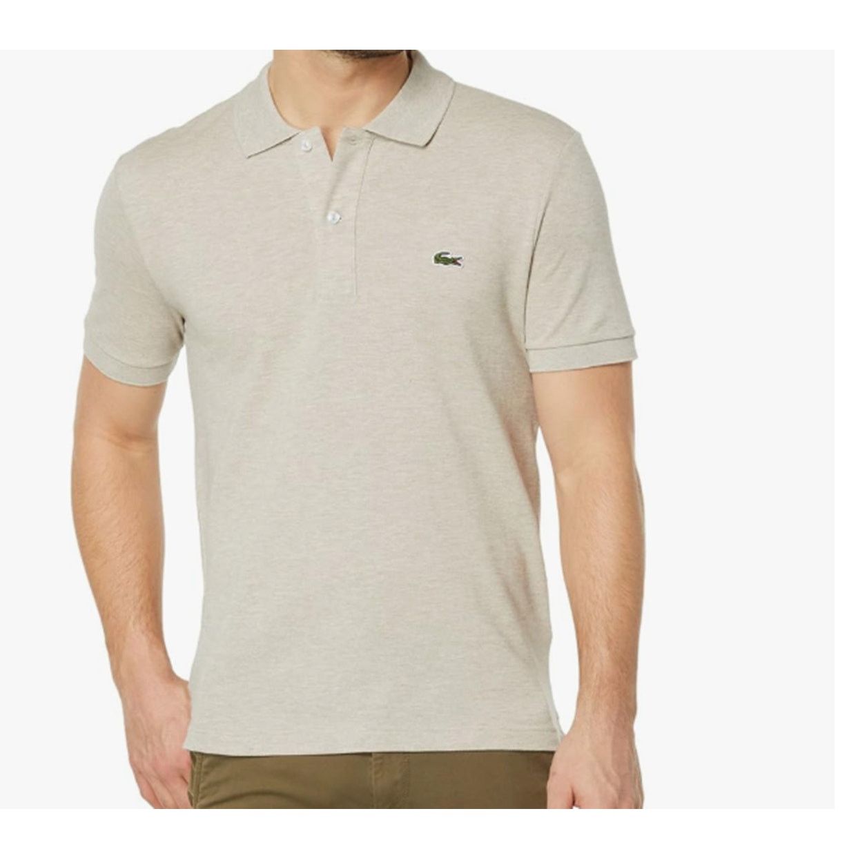Lacoste Lacoste Men's Short Sleeve Classic Polo Heather Wicker XL Size US XL / EU 56 / 4 - 1 Thumbnail