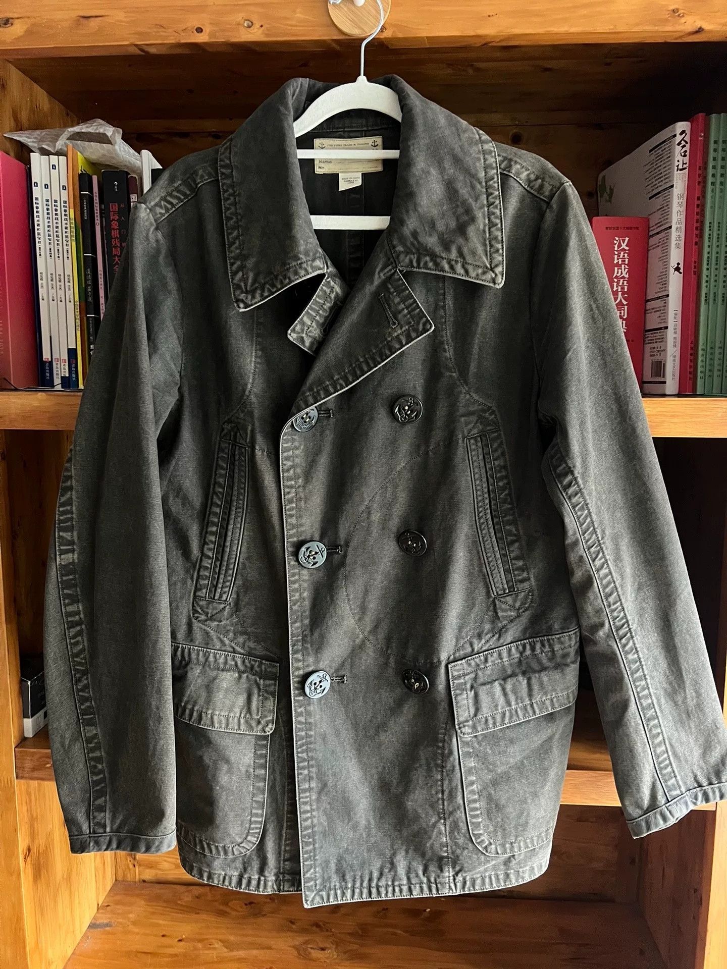 RRL Ralph Lauren Double RRL 740 Navy Coat Size US S / EU 44-46 / 1 - 1 Thumbnail