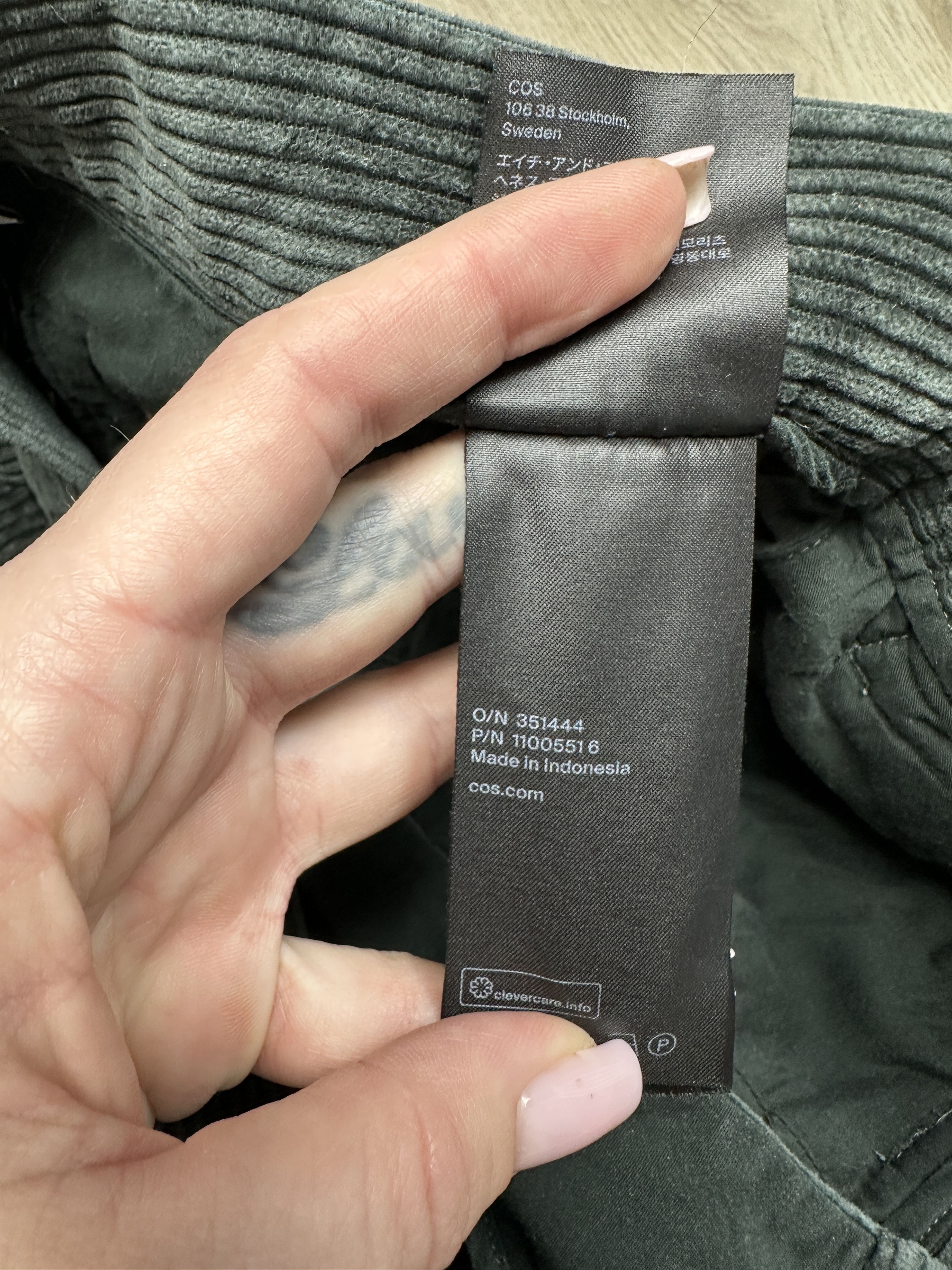 Cos Cos Mens Corduroy Pants Size US 30 / EU 46 - 5 Thumbnail