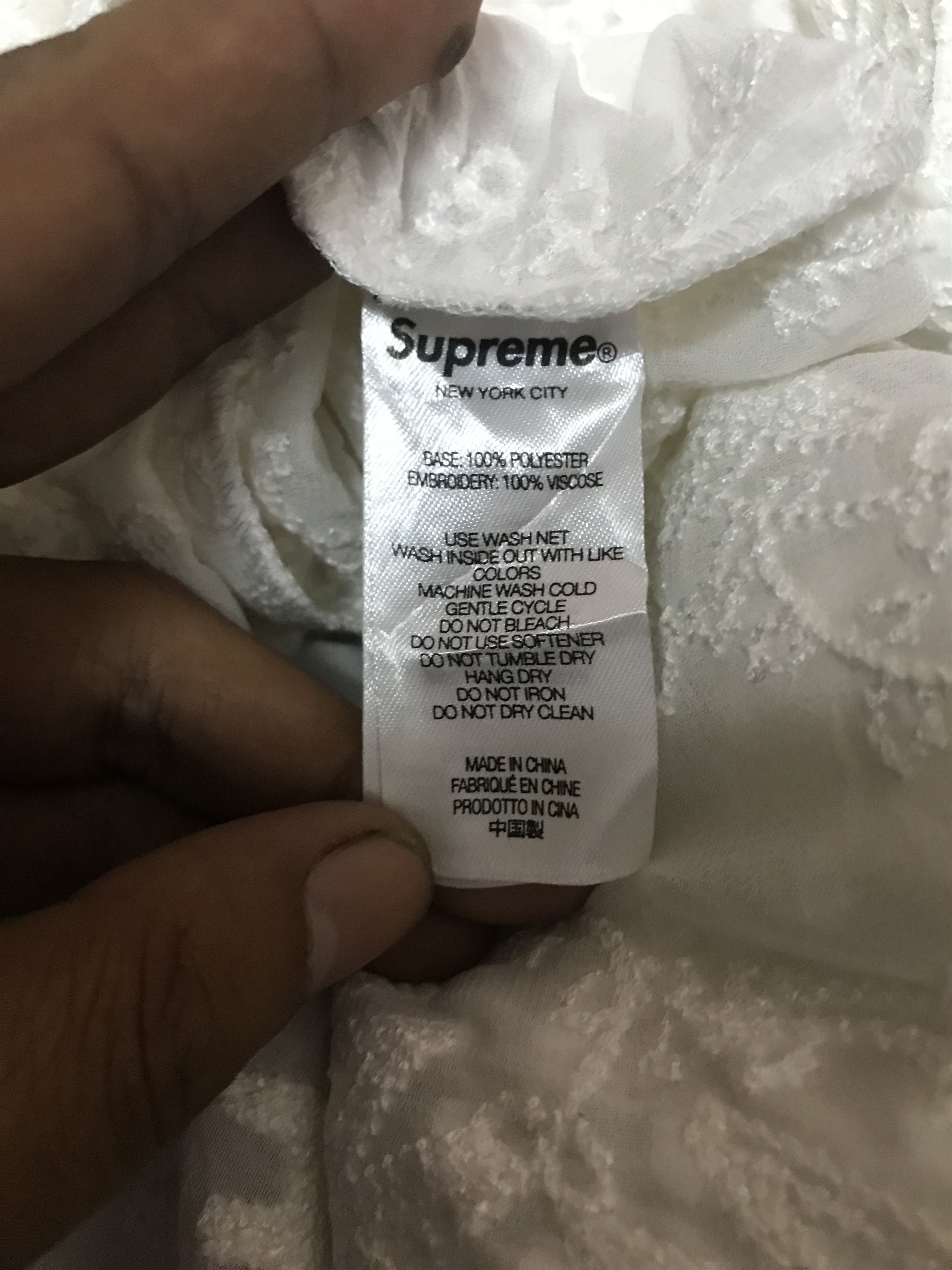 Supreme Authentic Supreme Chainstitch Chiffon Size US XL / EU 56 / 4 - 6 Thumbnail