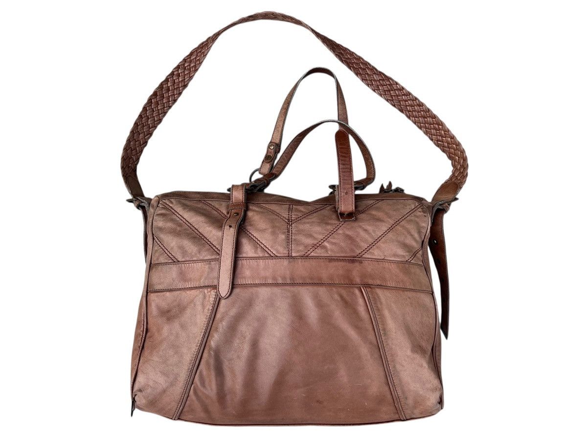 Creed × Leather Creed Japan Faded Patina Leather 2 Way Large Bag Size ONE SIZE - 5 Thumbnail