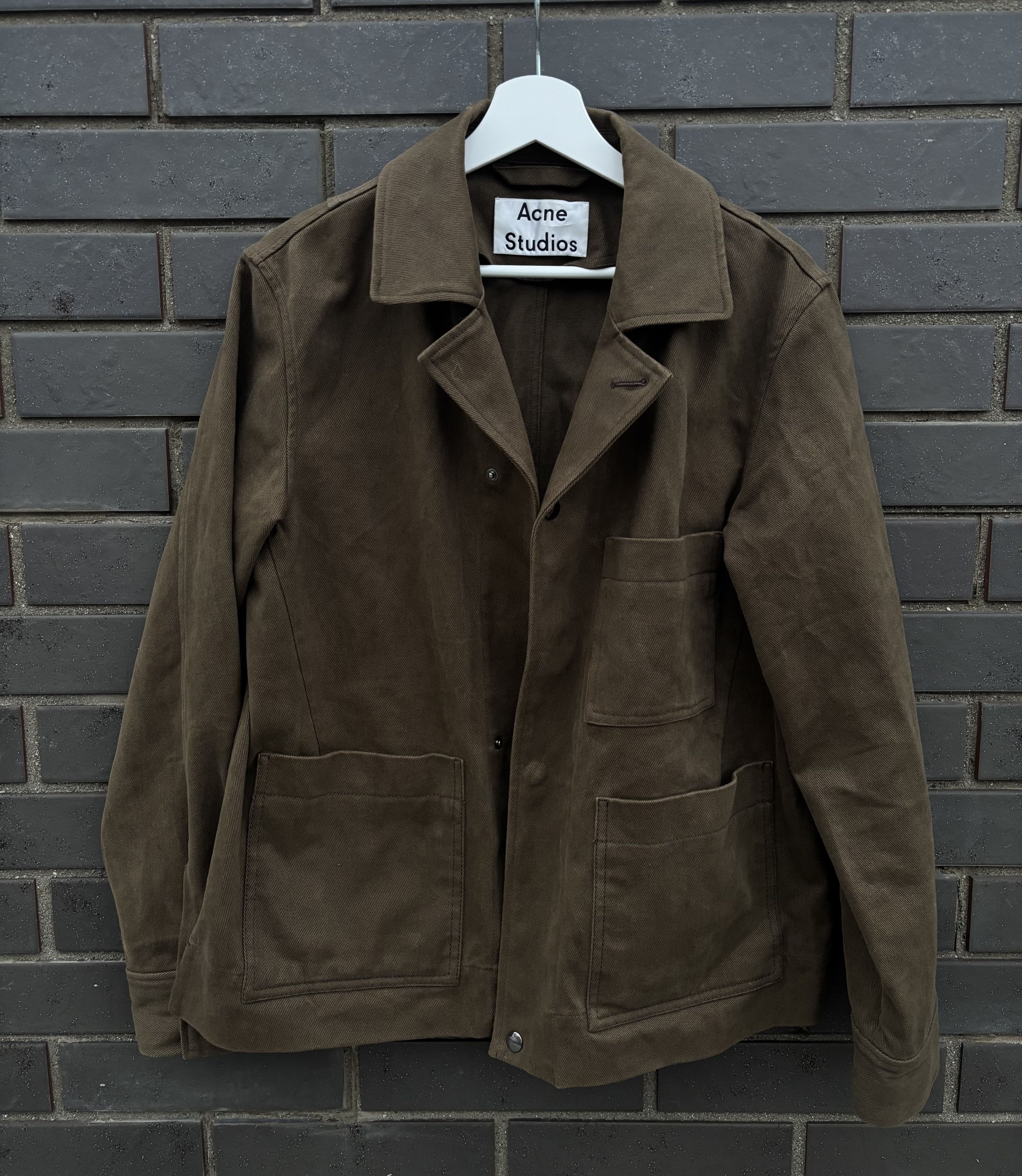 Acne Studios Acne Studios Chore Twill Jacket in brown Size US M / EU 48-50 / 2 - 8 Thumbnail