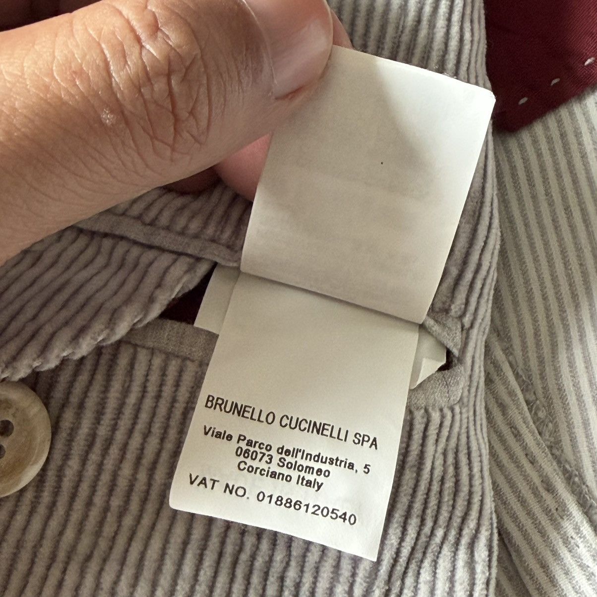 Brunello Cucinelli Brunello Cucinelli - Corduroy Blazer Jacket Size US M / EU 48-50 / 2 - 9 Thumbnail