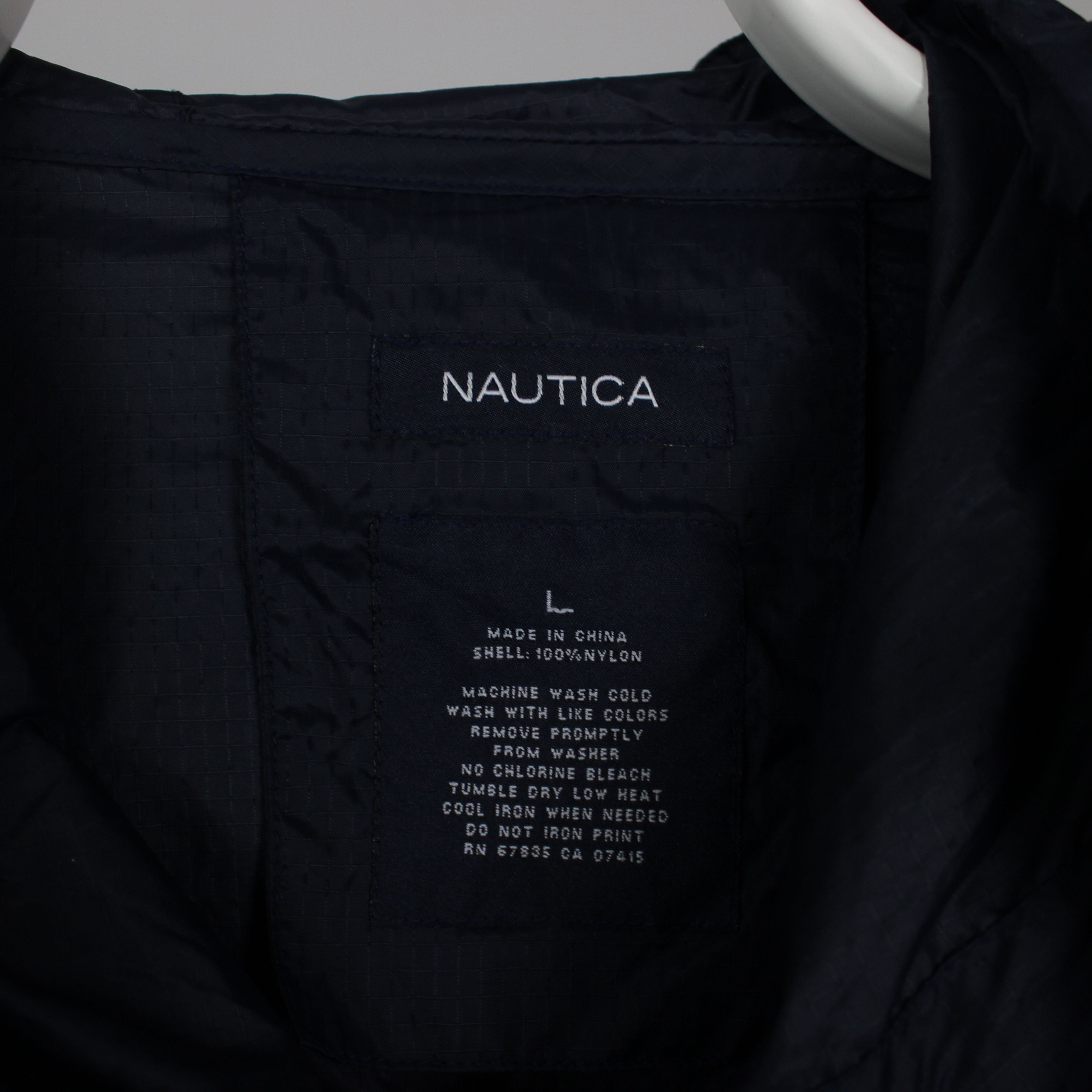 Nautica Nautica anorak raincoats jacket big logo L XL Size US XL / EU 56 / 4 - 4 Thumbnail