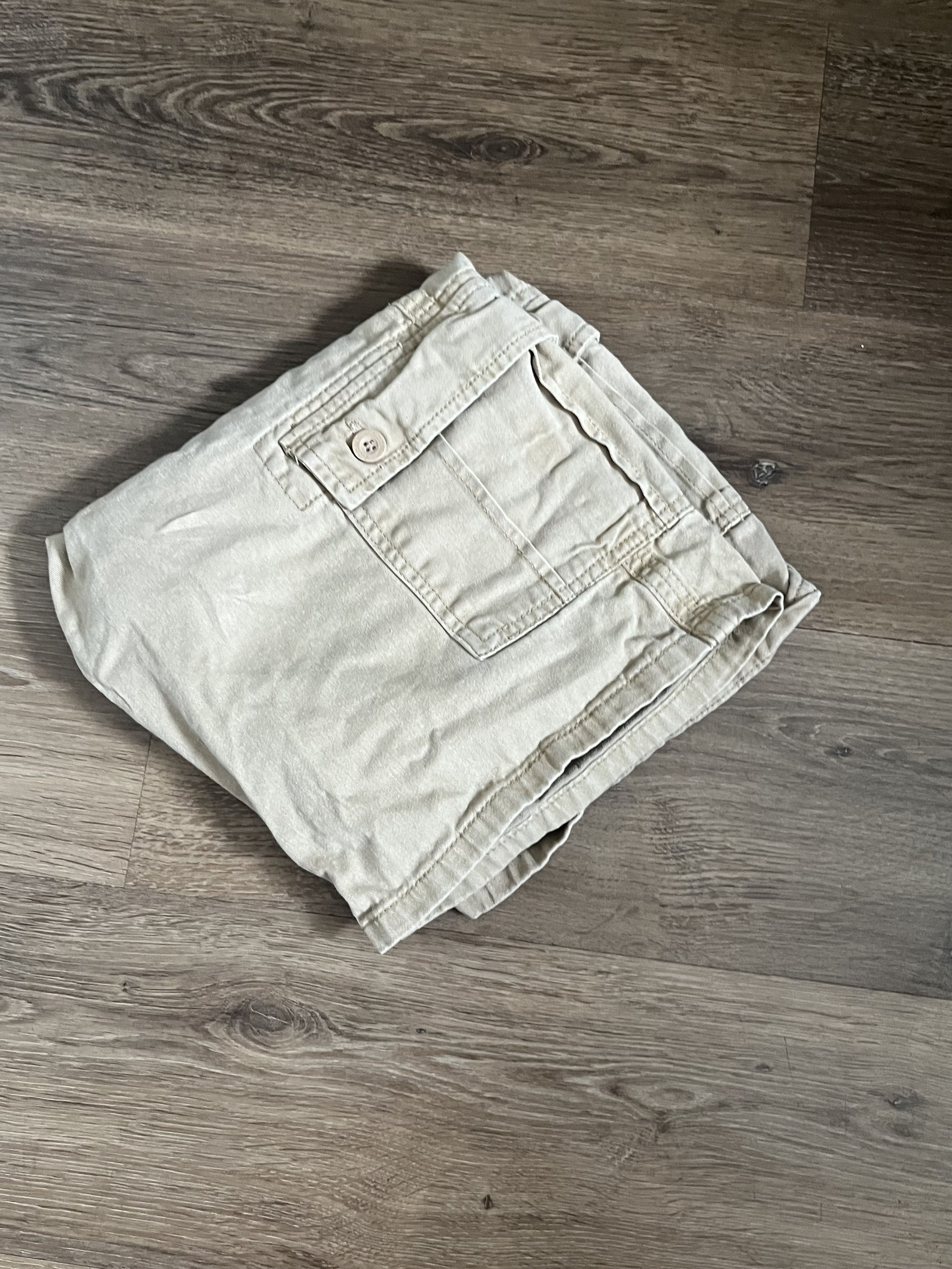 Vintage Vintage Baggy Khaki Cargo Shorts Size US 32 / EU 48 - 5 Thumbnail