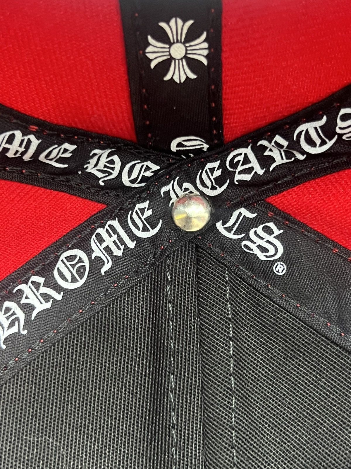 Chrome Hearts Chrome Hearts Red Heart Baseball Cap Size ONE SIZE - 8 Thumbnail