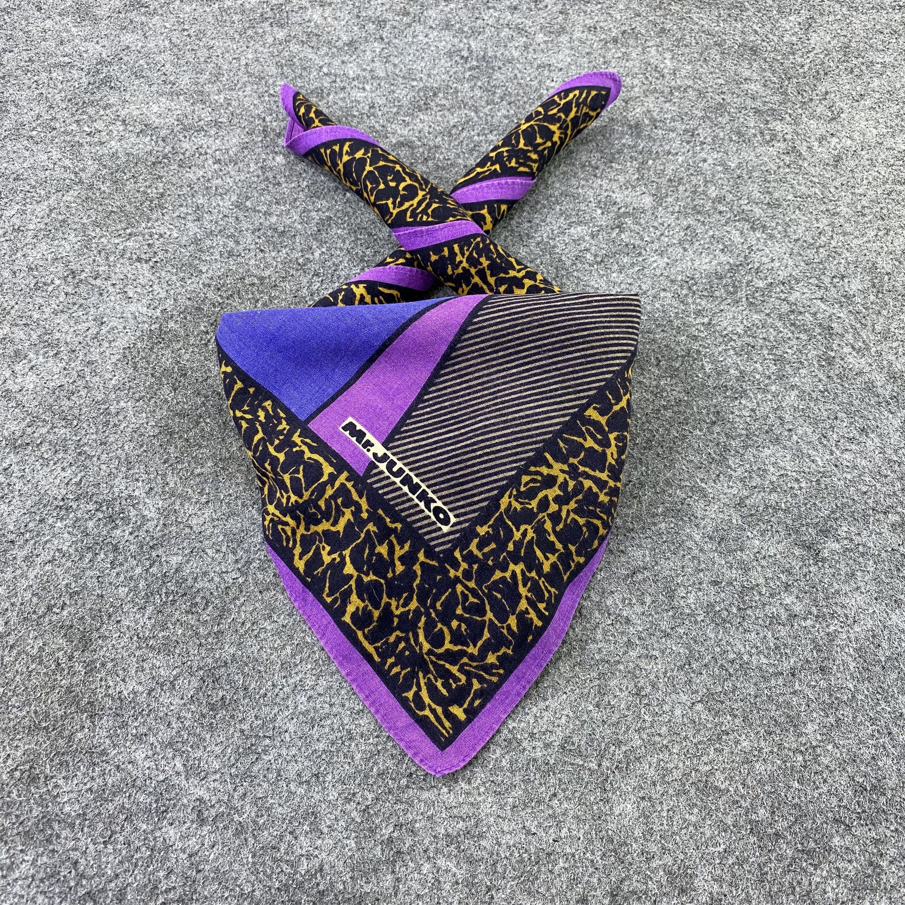 Japanese Brand Mr. Junko Handkerchief / Bandana / Neckerchief -B1016 Size ONE SIZE - 2 Thumbnail