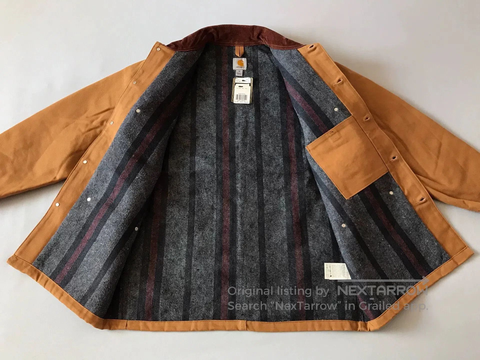 Carhartt Carhartt C001 Brown Canvas Work Jacket. Size US M / EU 48-50 / 2 - 3 Thumbnail