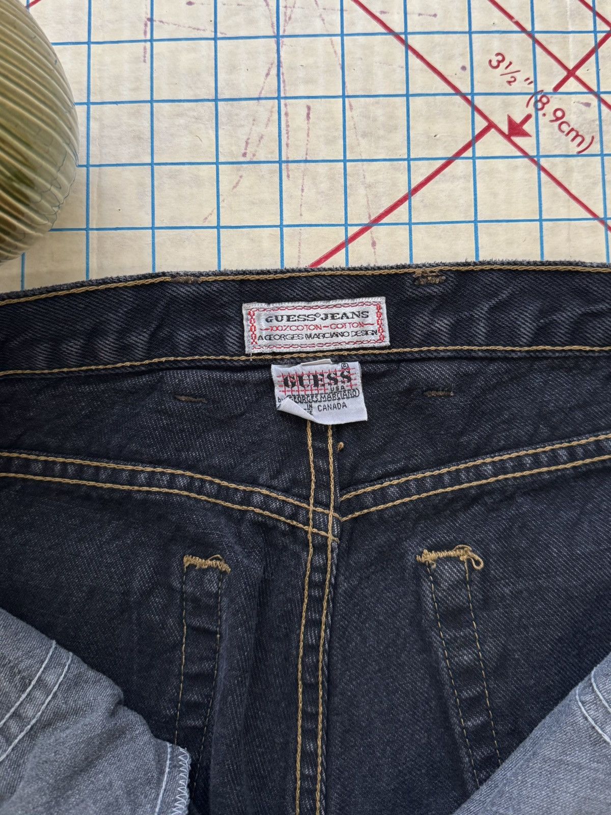 Guess Vintage 90’s Guess Jeans Dark Washed Tapered Leg Size 32x32 Size US 32 / EU 48 - 8 Thumbnail