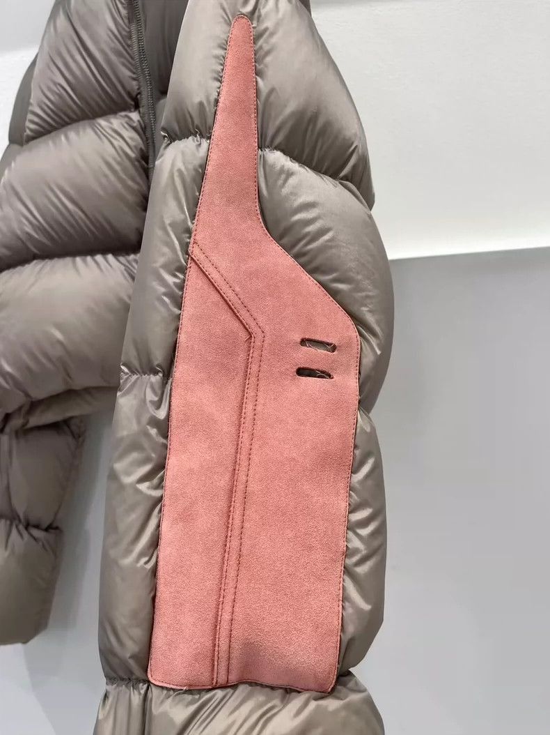 Rick Owens Rick Owens Suede splicing down jacket-2505 Size S / US 4 / IT 40 - 3 Thumbnail