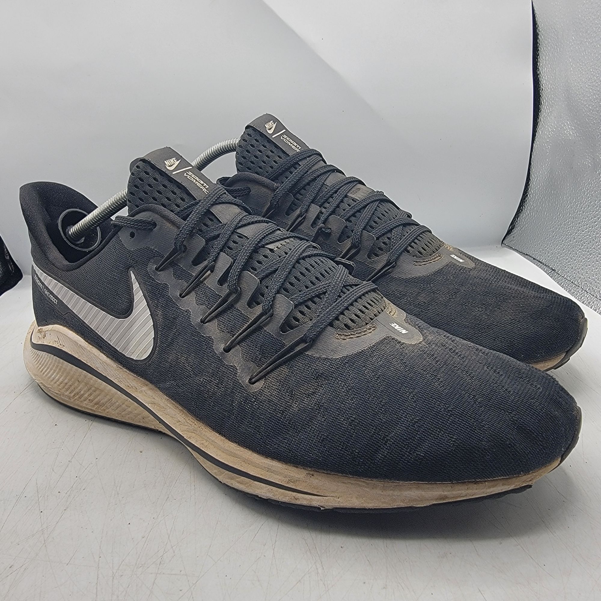 Nike Zoom Vomero 14 Mens Size 14 Black Athletic Shoes Sneake