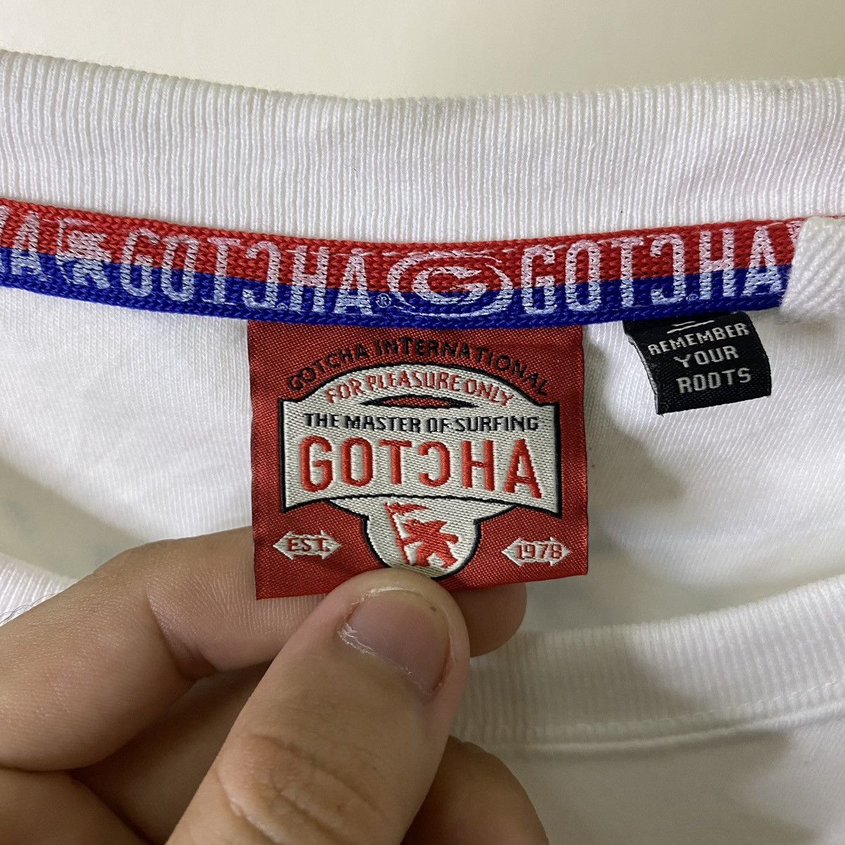 Gotcha Vintage Y2K Gotcha Surf Remember Your Roots LS T Shirt Size US L / EU 52-54 / 3 - 5 Thumbnail
