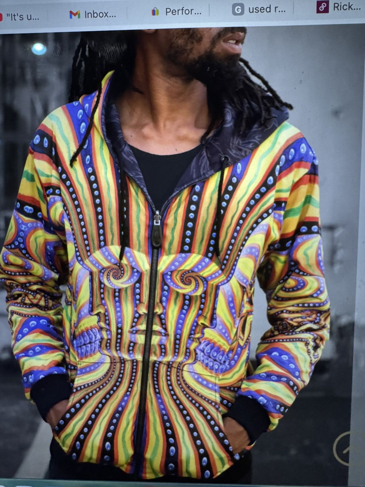Other Bardo being reversible heavyweight hoodie by Alex Gray Size US L / EU 52-54 / 3 - 1 Thumbnail