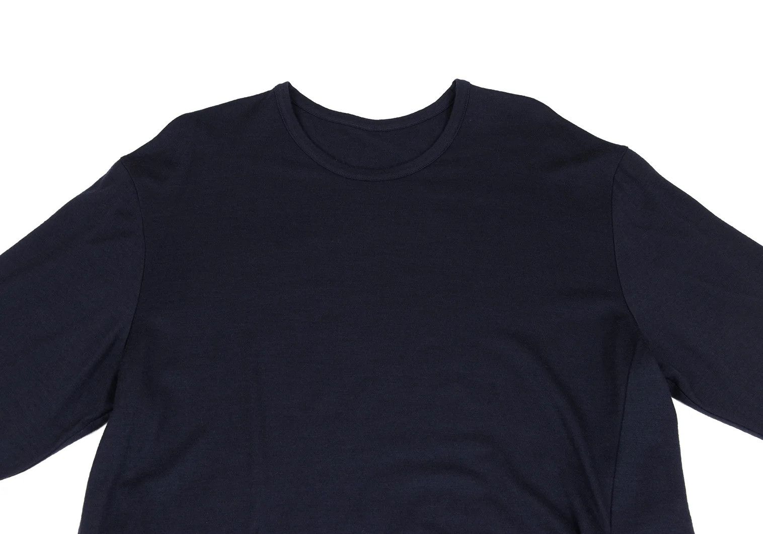Yohji Yamamoto Twisted Design Wool Knit Top in Navy Blue Size US L / EU 52-54 / 3 - 2 Thumbnail