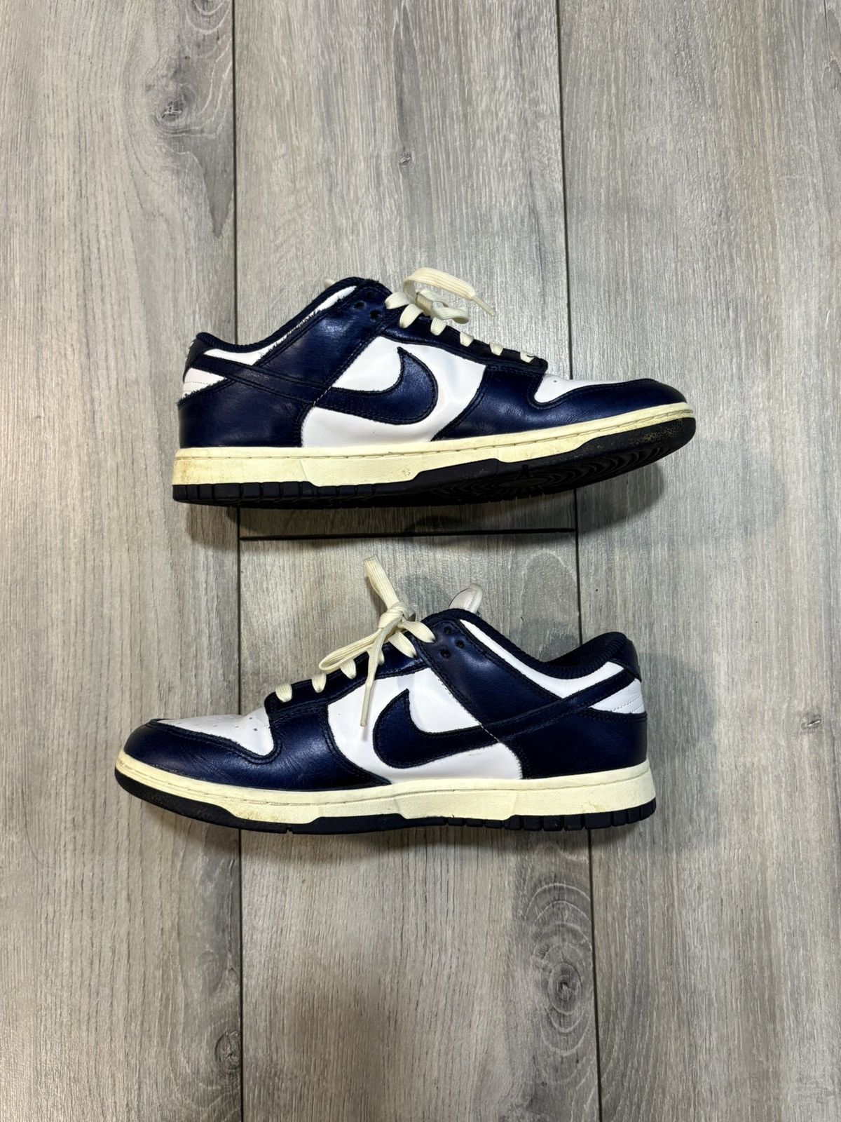 Nike Nike Dunk Low Navy Vintage look Size US 8.5 / EU 41-42 - 3 Thumbnail