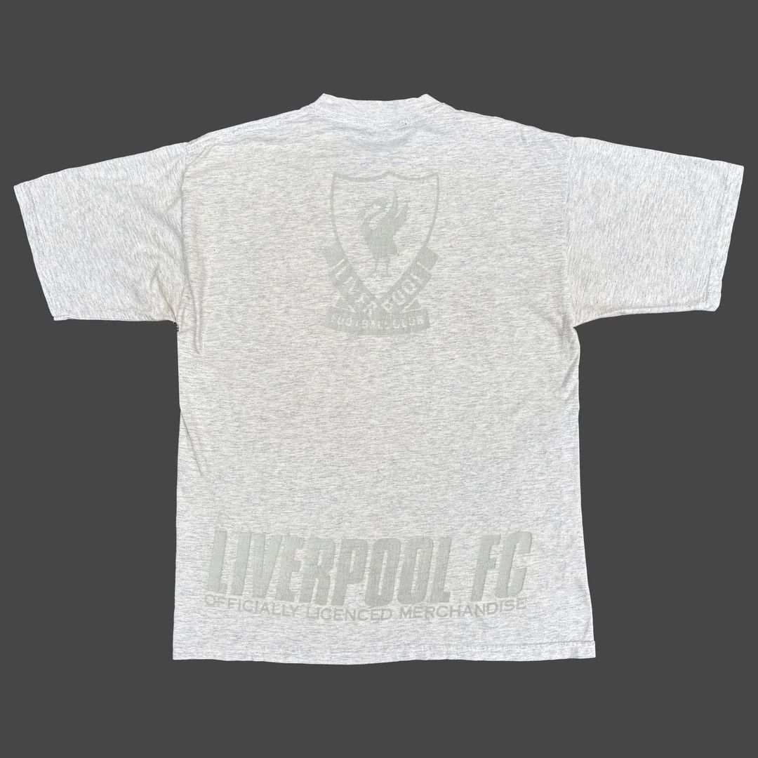 Vintage Liverpool FC 1990 90s Vintage Soccer Fan Football T-Shirt Size US M / EU 48-50 / 2 - 2 Thumbnail